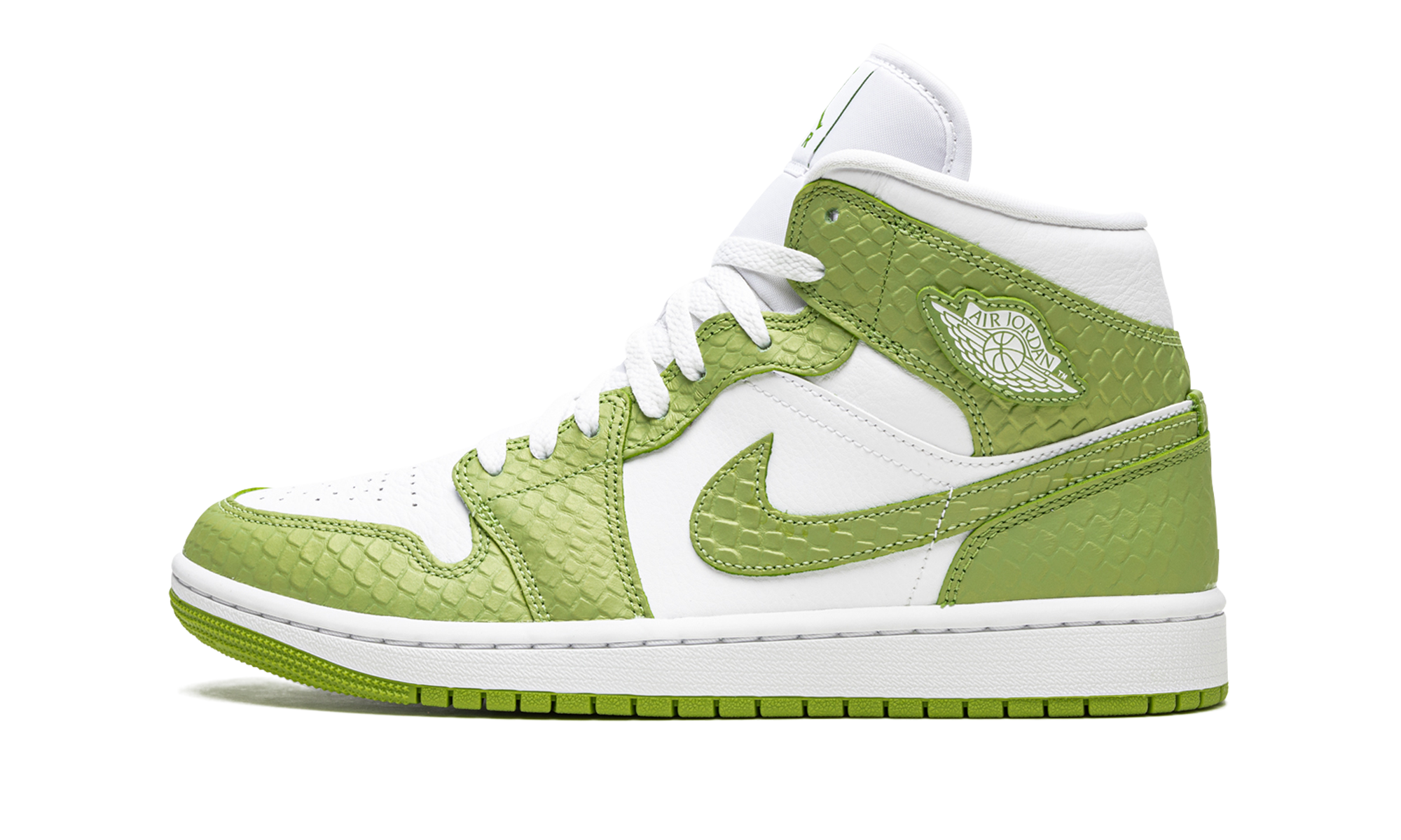 Air Jordan 1 Mid Green Python - resellguru.app
