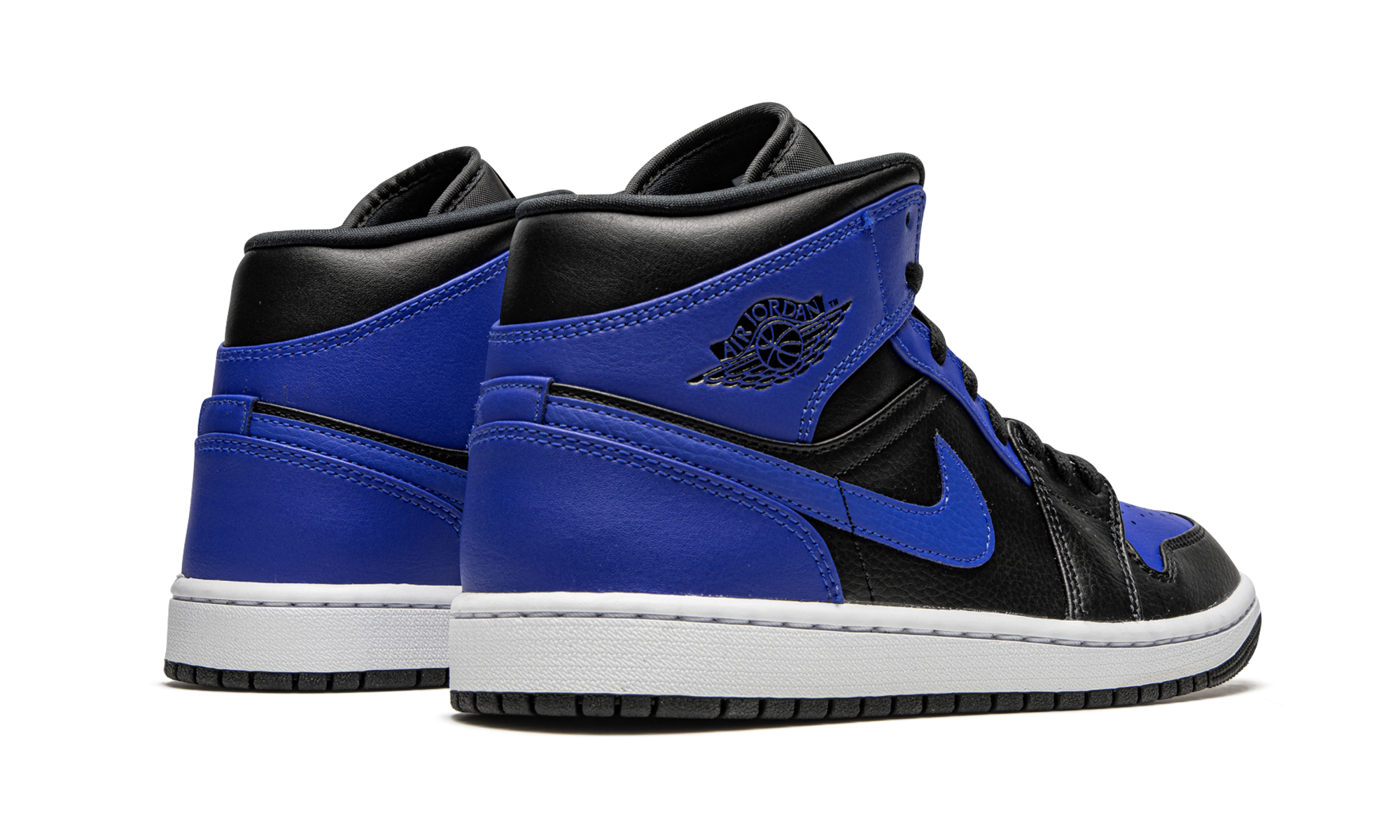 Air Jordan 1 Mid Hyper Royal Tumbled Leather - resellguru.app