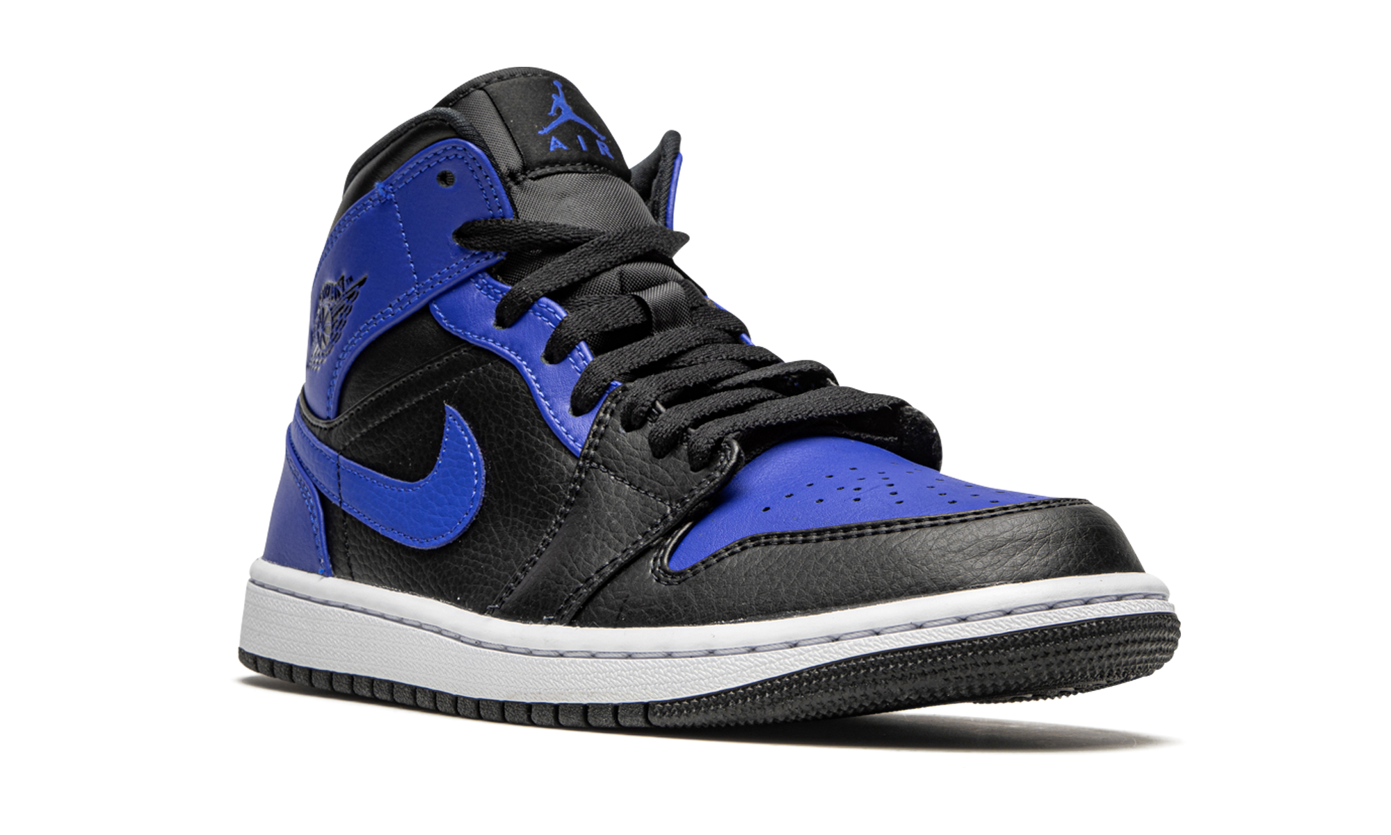 Air Jordan 1 Mid Hyper Royal Tumbled Leather - resellguru.app