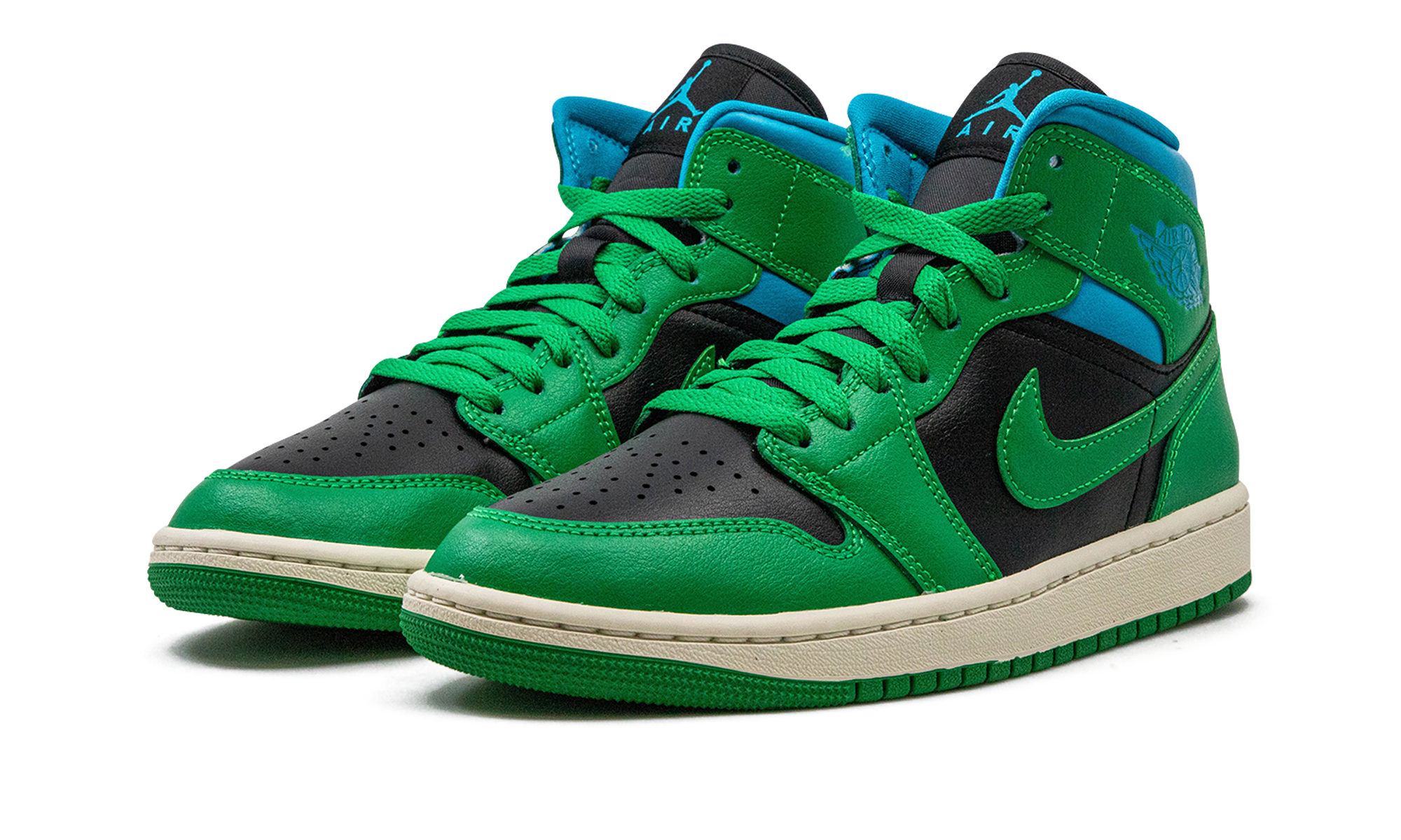 Air Jordan 1 Mid Lucky Green Aquatone - resellguru.app