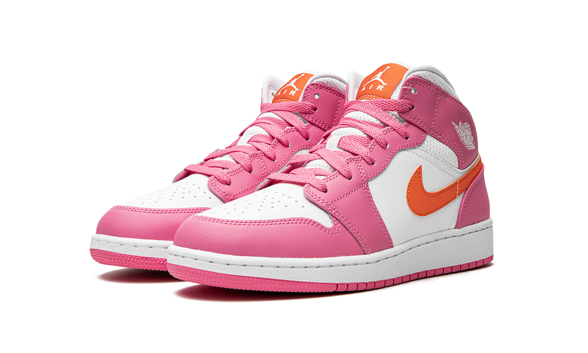 Air Jordan 1 Mid Pinksicle Safety Orange - resellguru.app