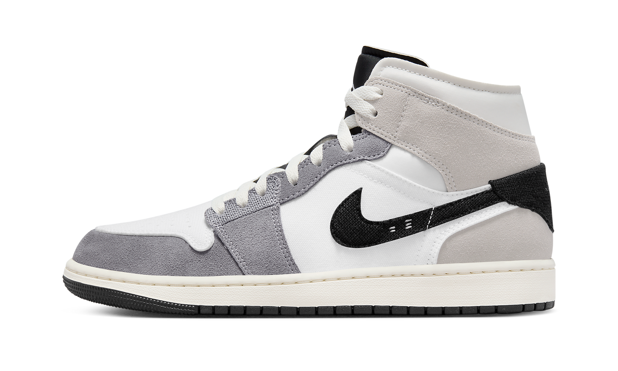 Air Jordan 1 Mid SE Craft White Cement Grey Black - resellguru.app