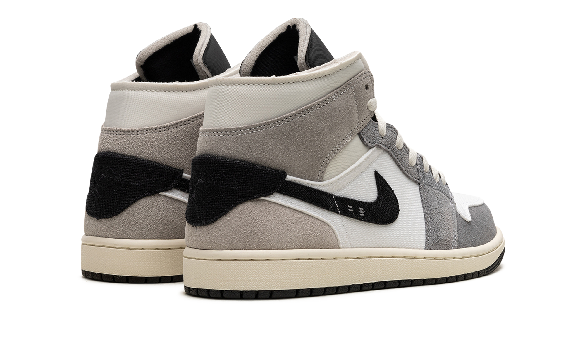 Air Jordan 1 Mid SE Craft White Cement Grey Black - resellguru.app