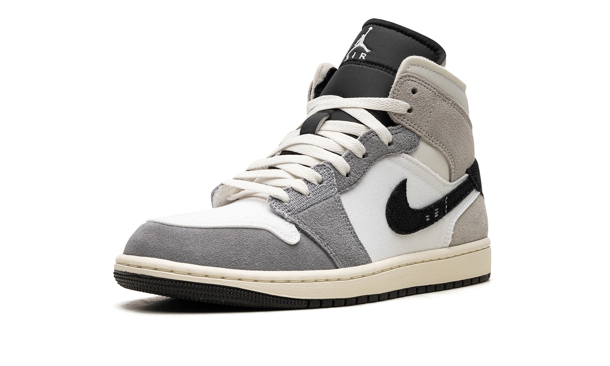 Air Jordan 1 Mid SE Craft White Cement Grey Black - resellguru.app