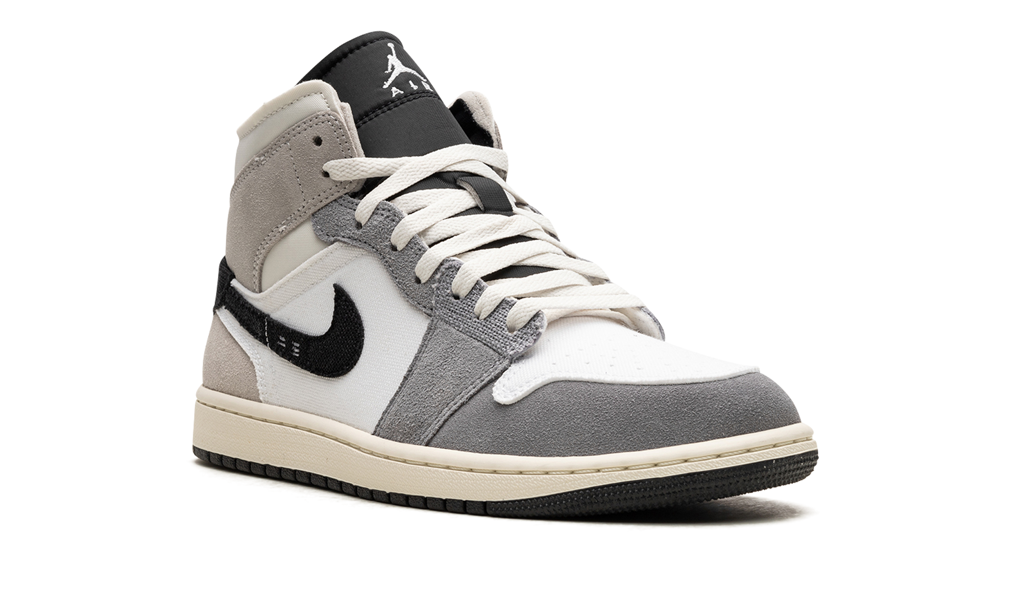 Air Jordan 1 Mid SE Craft White Cement Grey Black - resellguru.app