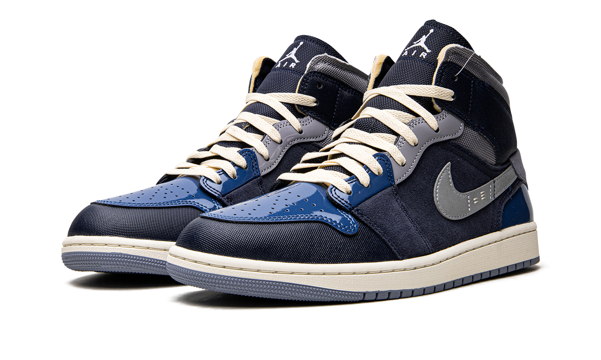 Air Jordan 1 Mid SE Craft Obsidian French Blue Ashen Slate White - resellguru.app