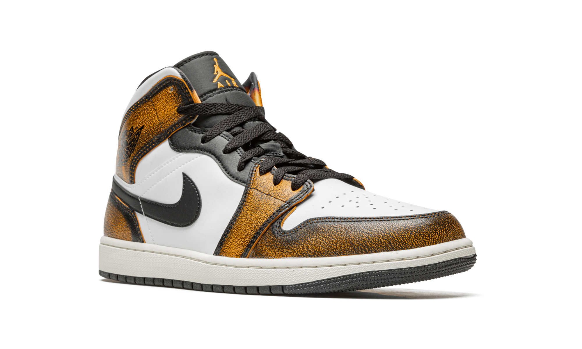 Air Jordan 1 Mid SE Orange Wear Away - resellguru.app