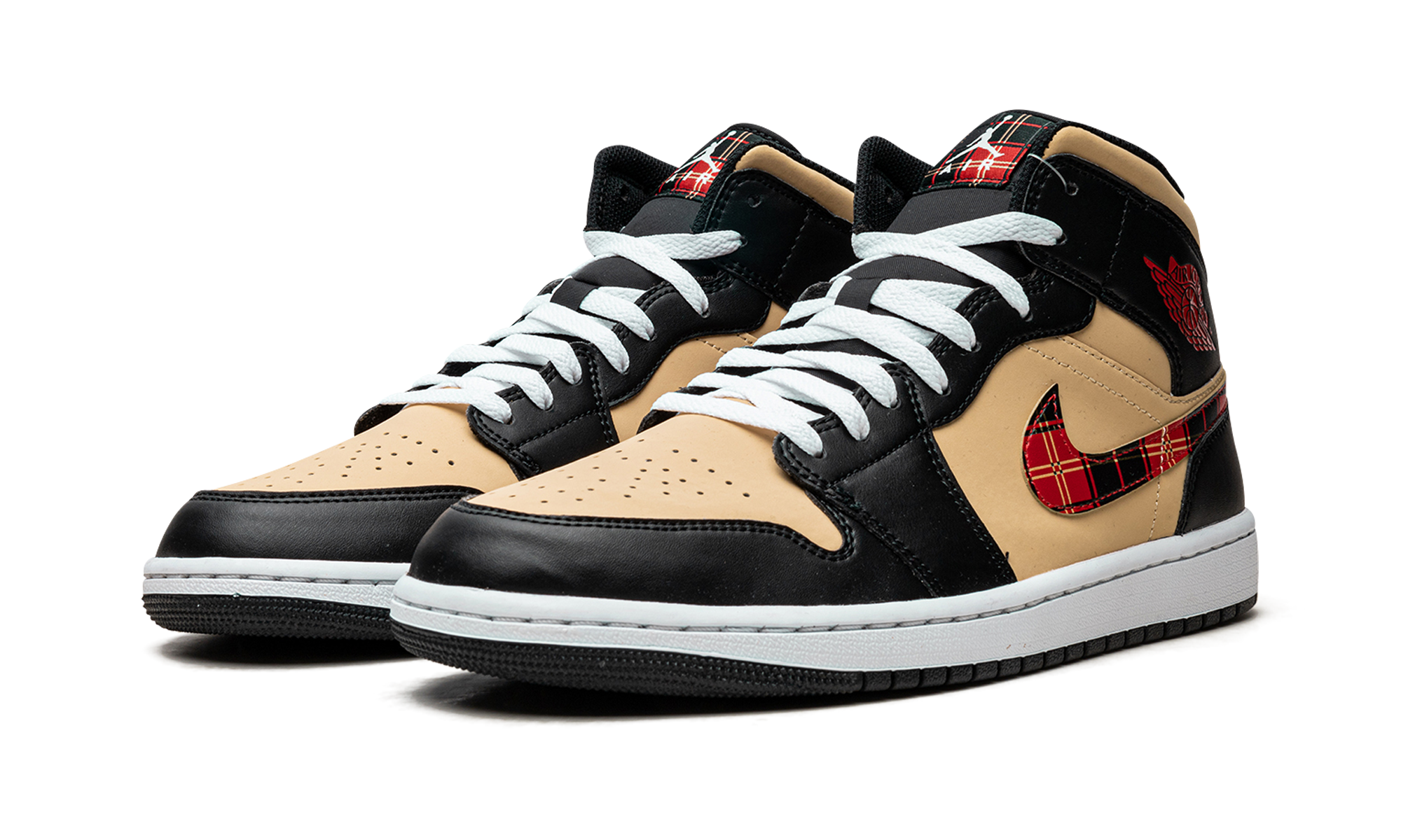 Air Jordan 1 Mid Tartan Swoosh - resellguru.app
