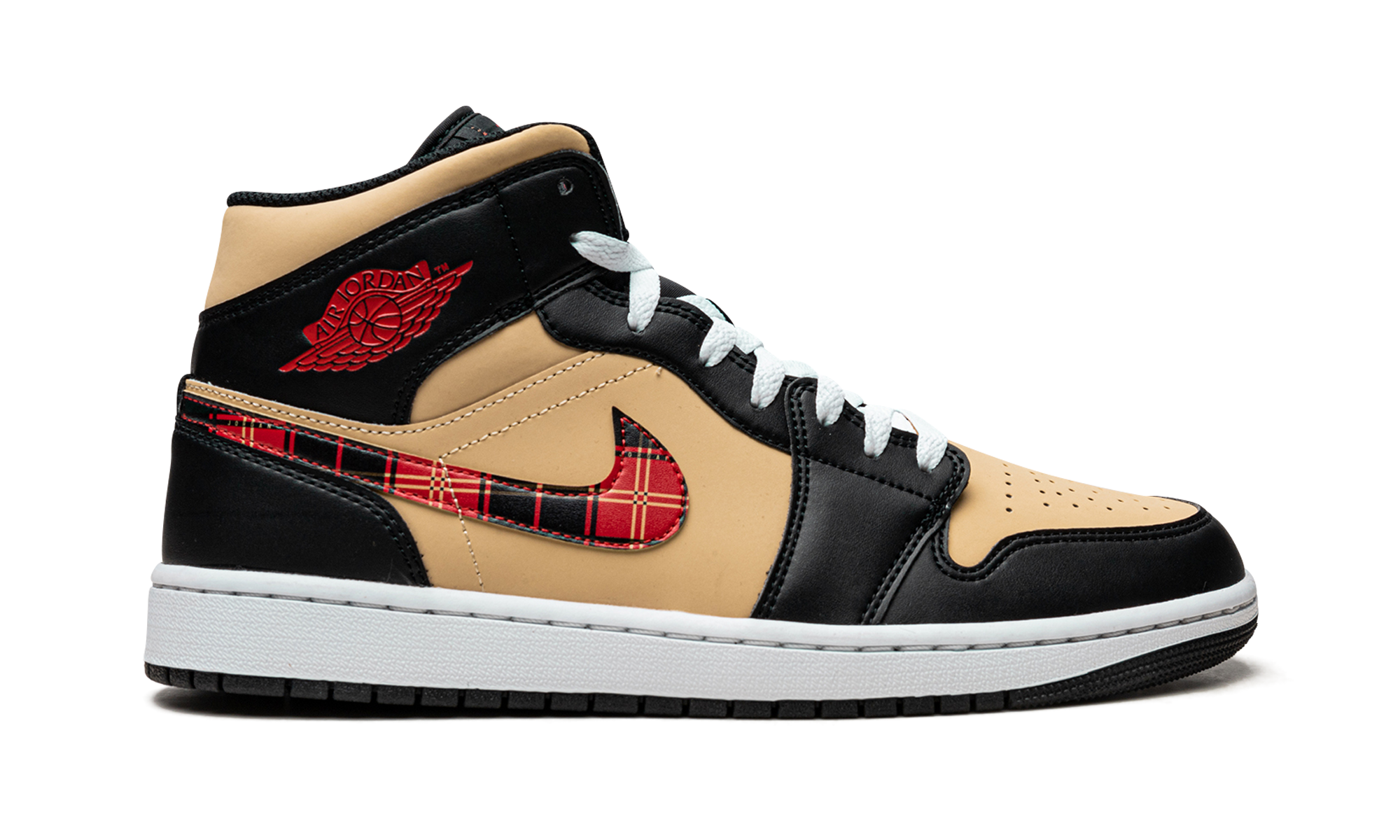Air Jordan 1 Mid Tartan Swoosh - resellguru.app