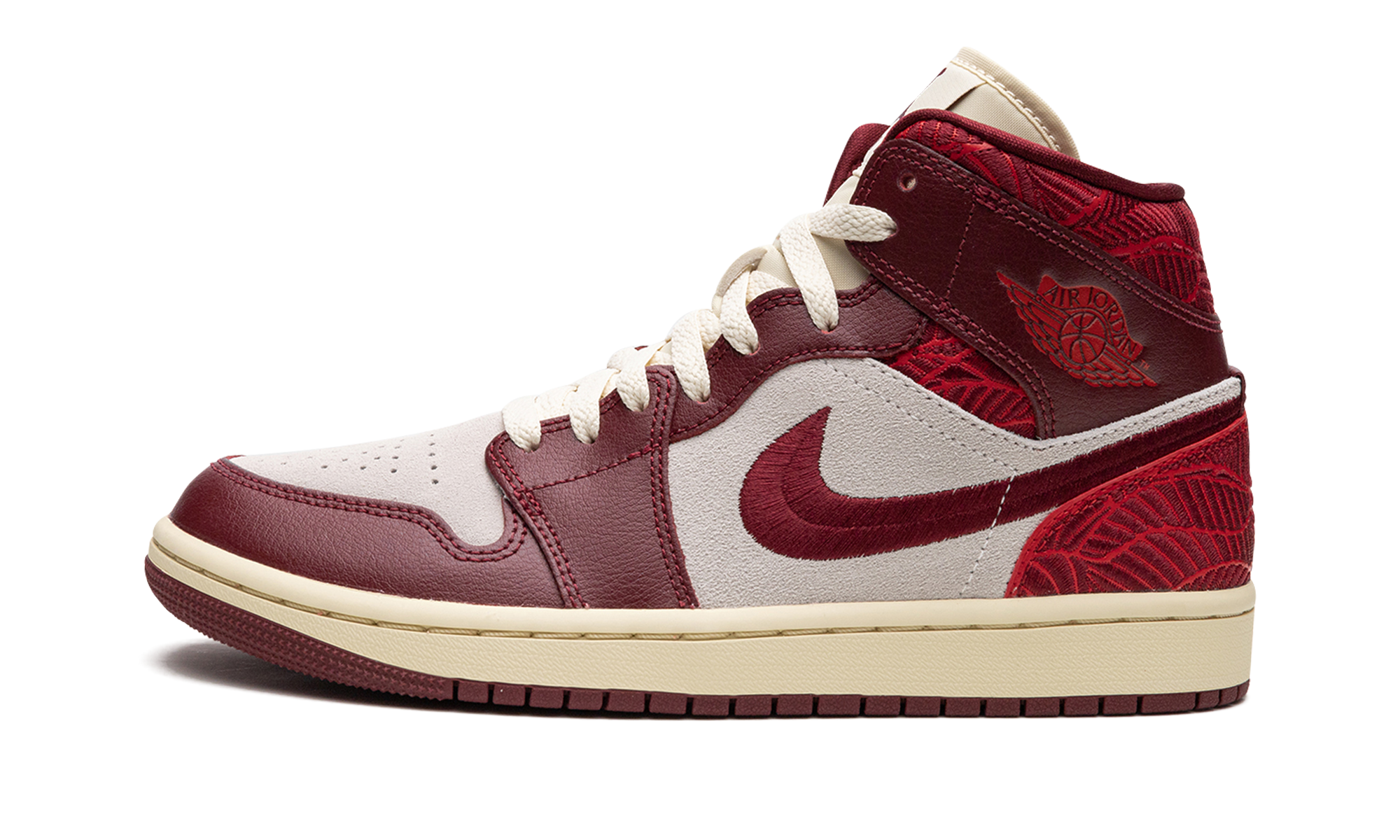 Air Jordan 1 Mid SE Tiki Leaf Team Red - resellguru.app