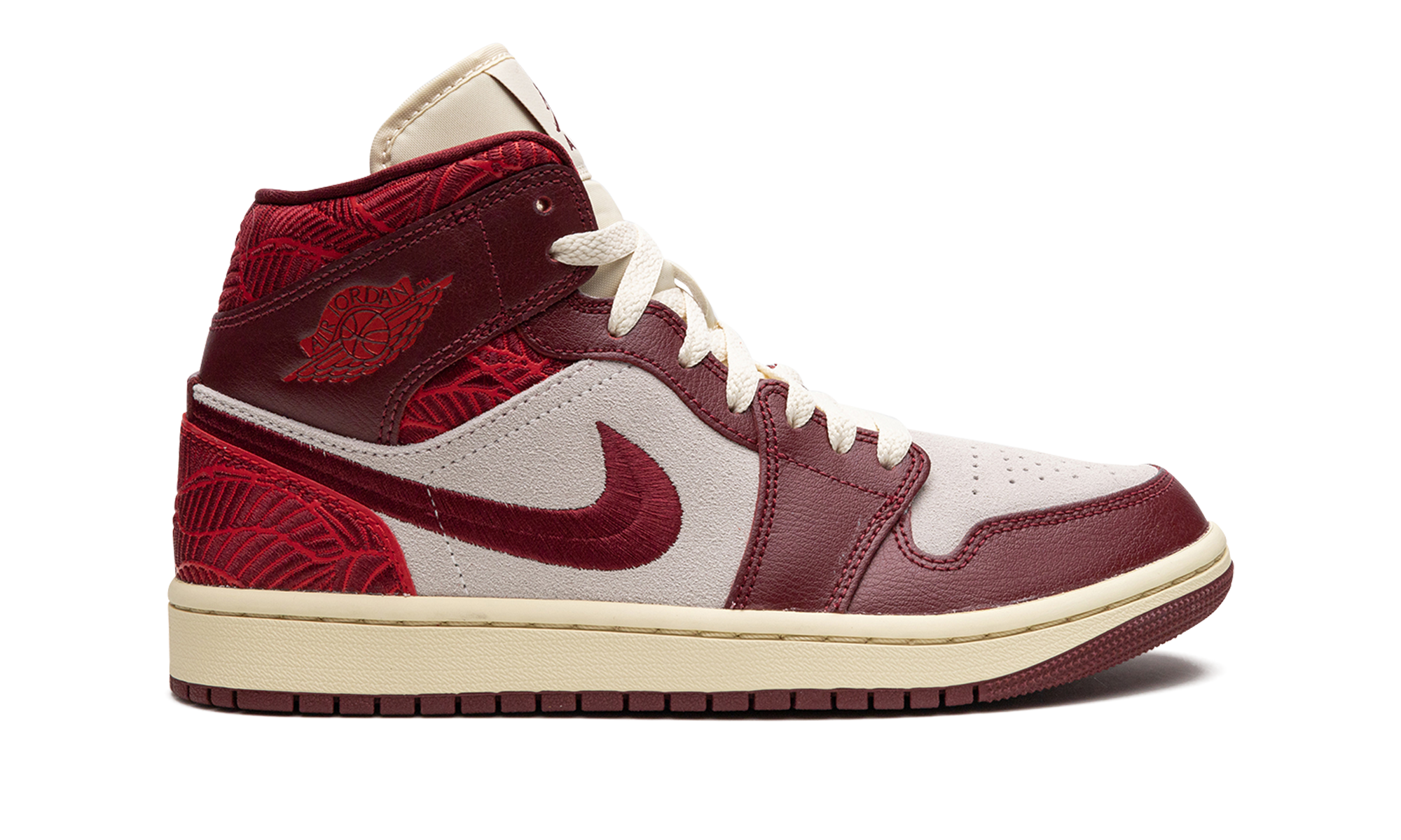 Air Jordan 1 Mid SE Tiki Leaf Team Red - resellguru.app