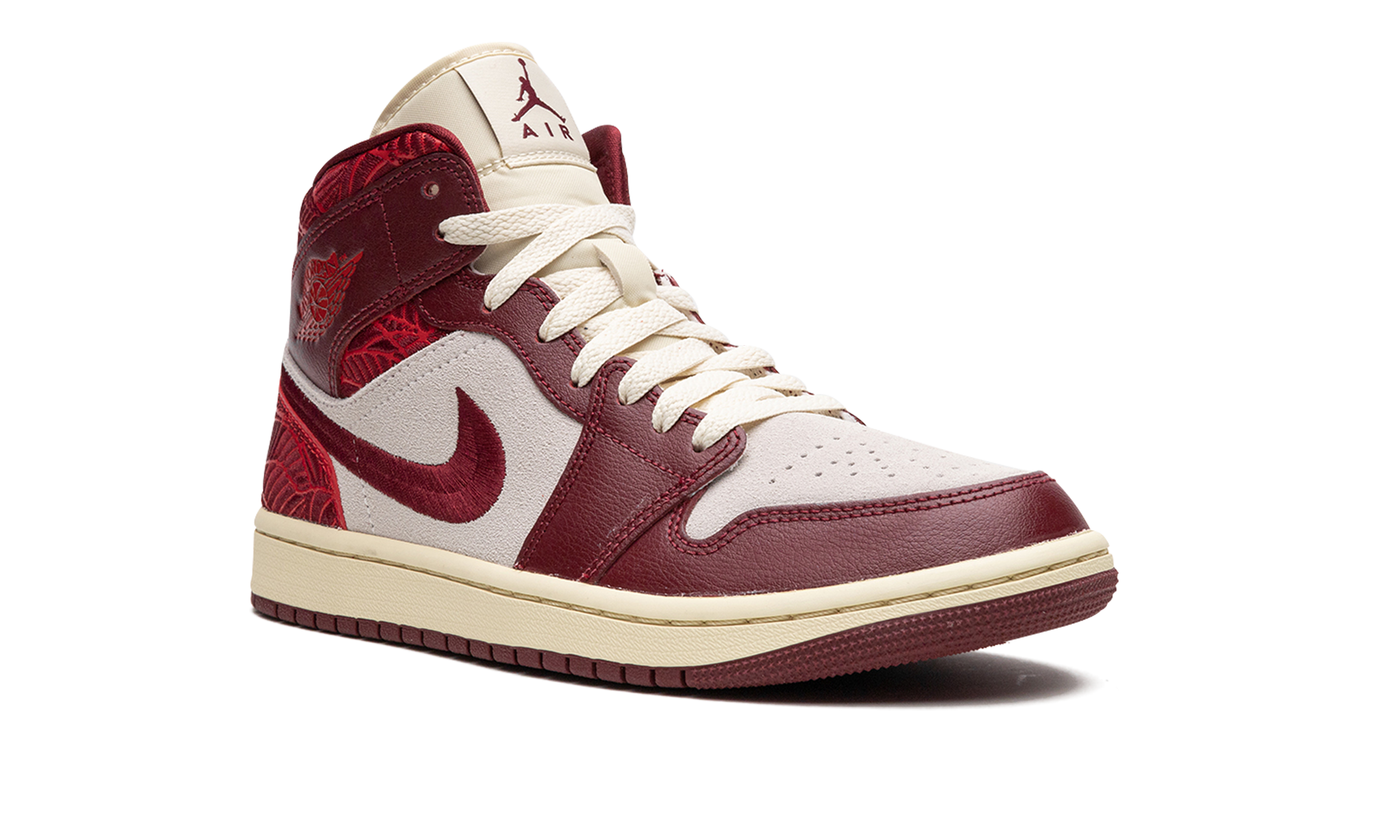 Air Jordan 1 Mid SE Tiki Leaf Team Red - resellguru.app