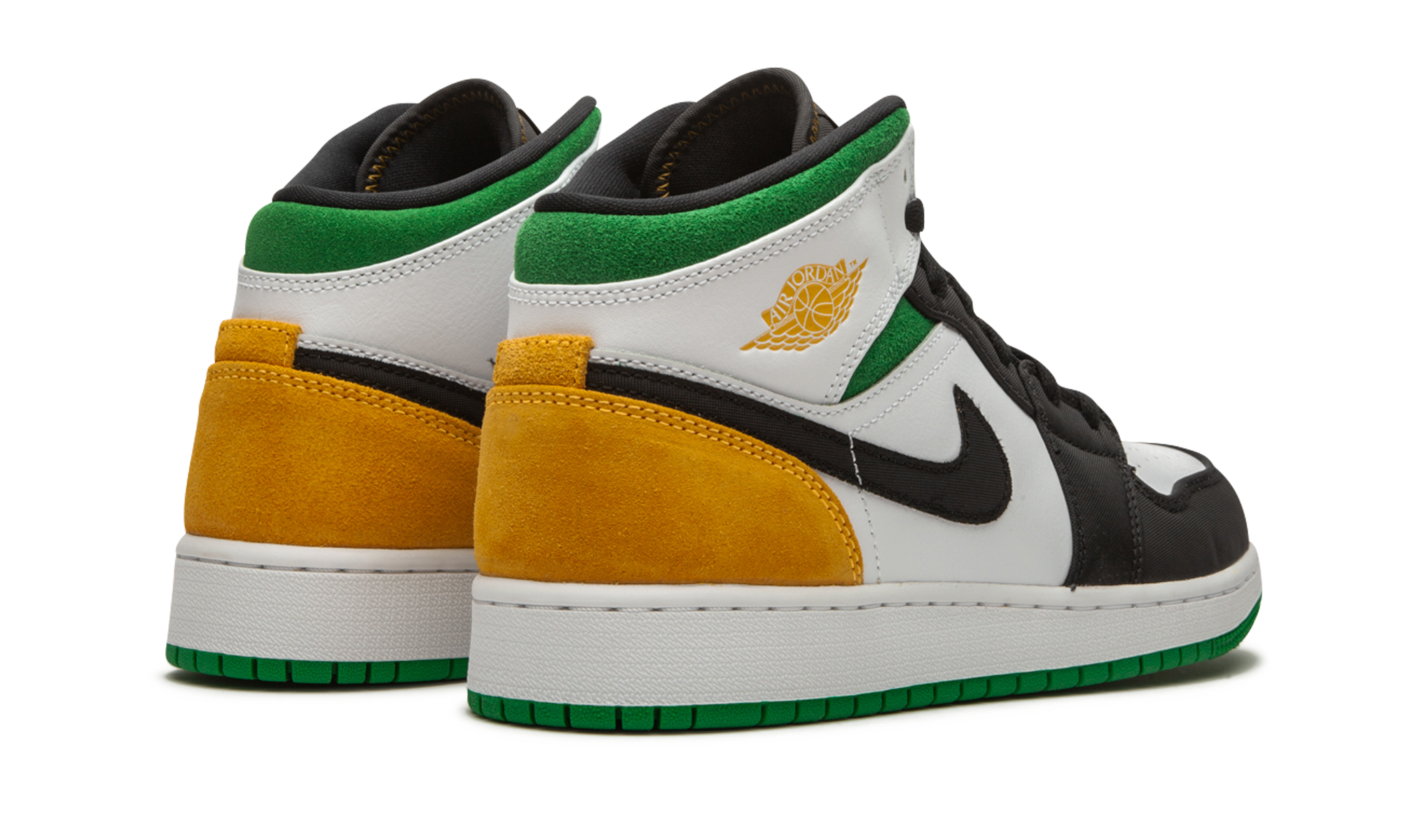 Air Jordan 1 Mid SE White Laser Orange Lucky Green - resellguru.app