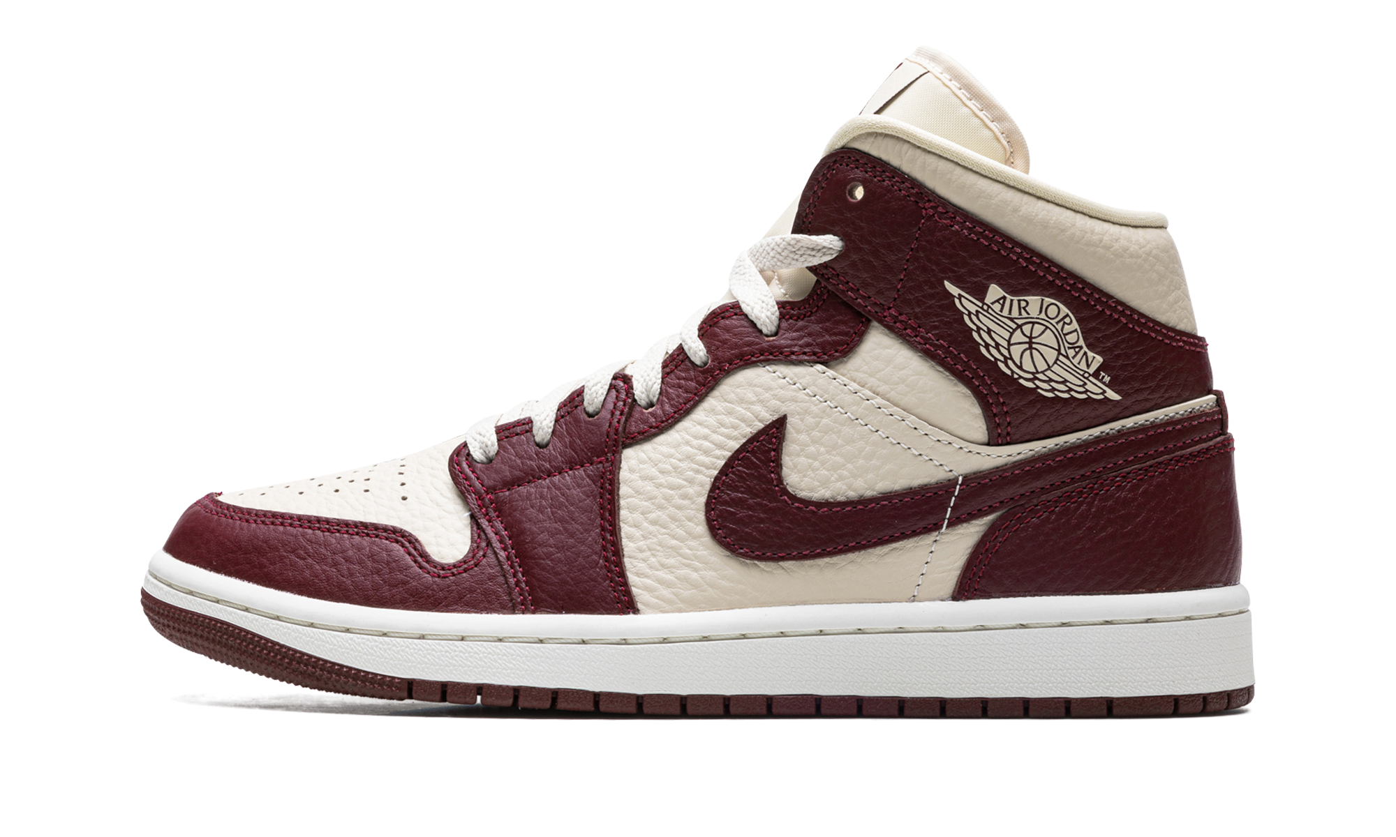 Air Jordan 1 Mid SE Split Beach Cherrywood Red - resellguru.app