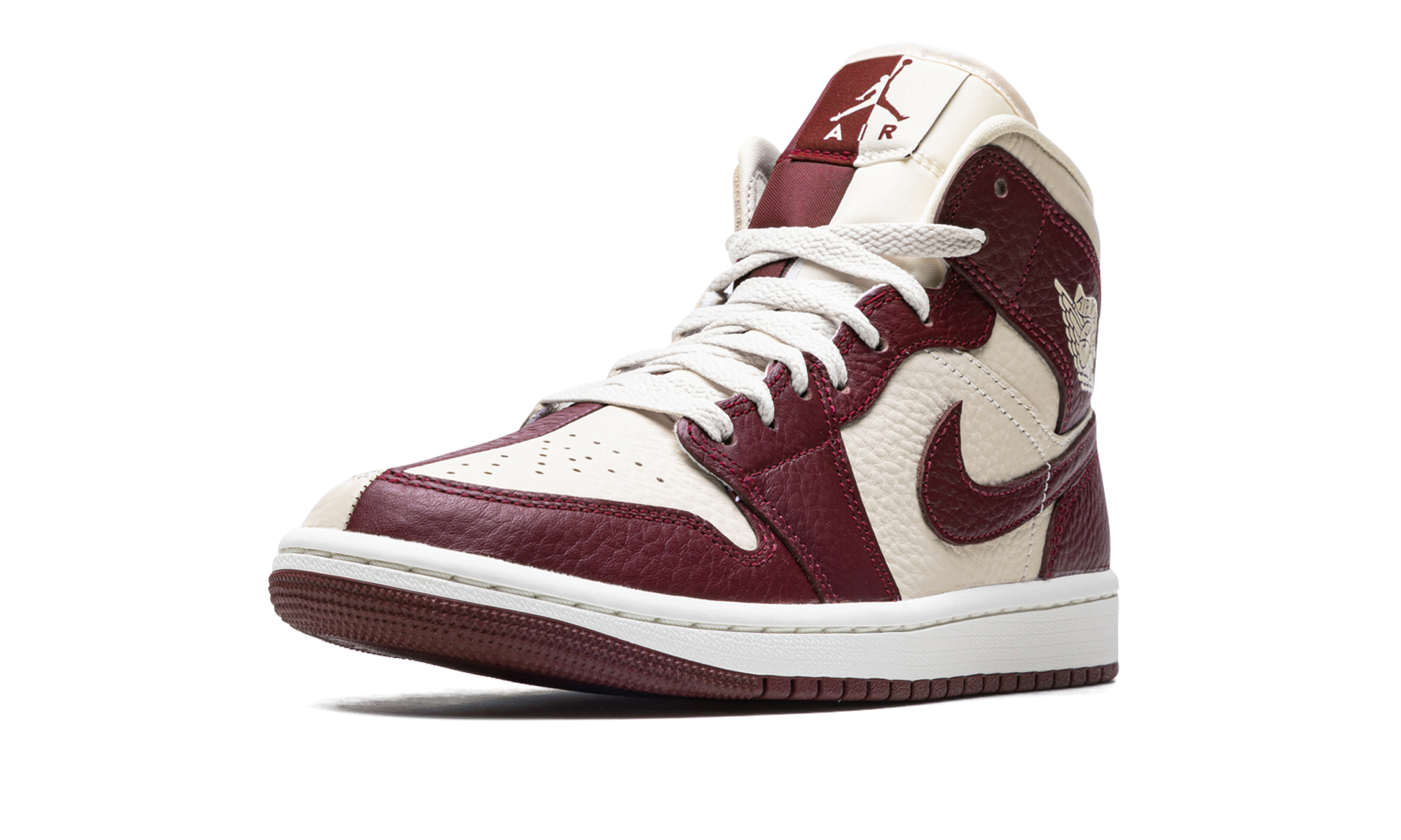 Air Jordan 1 Mid SE Split Beach Cherrywood Red - resellguru.app