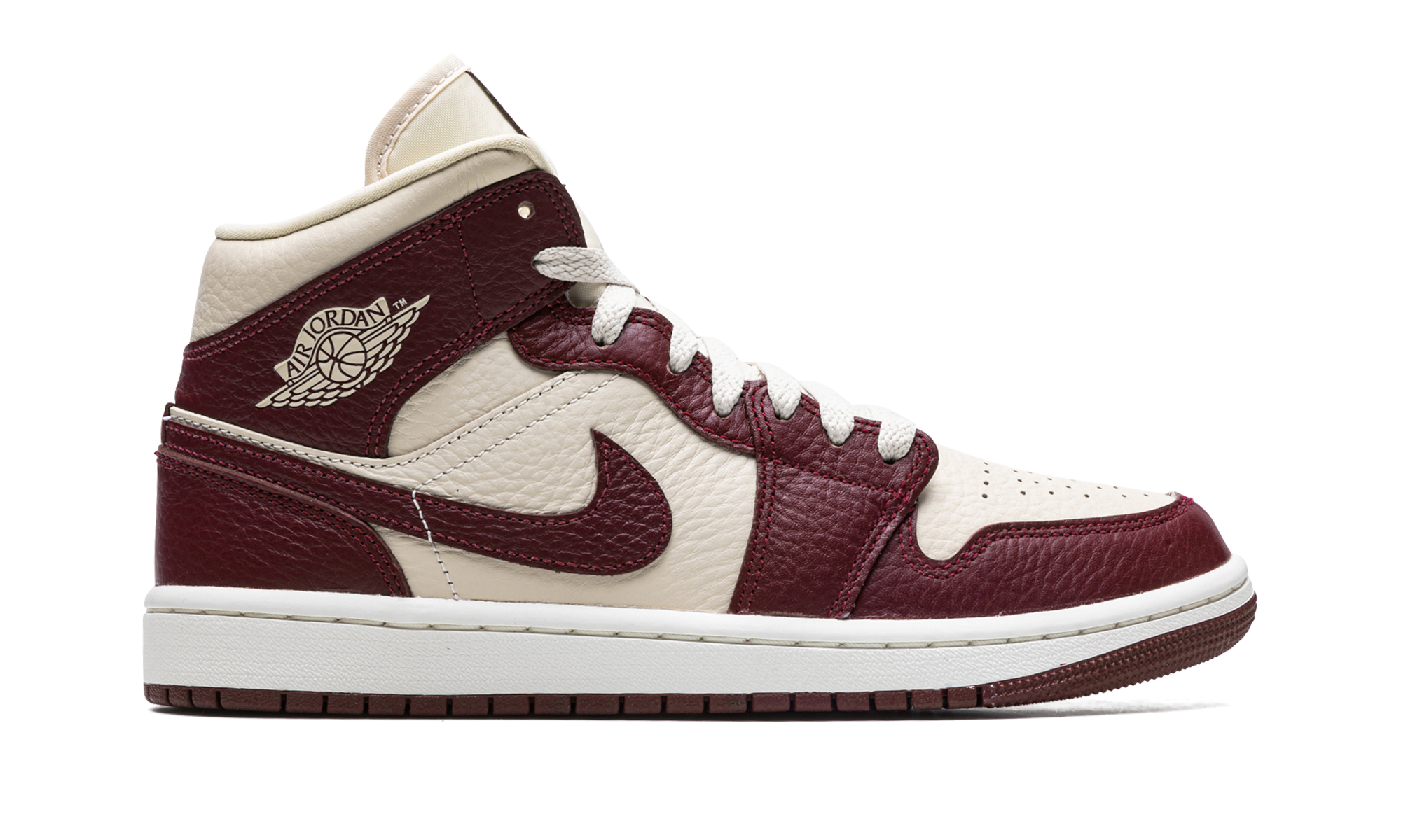 Air Jordan 1 Mid SE Split Beach Cherrywood Red - resellguru.app