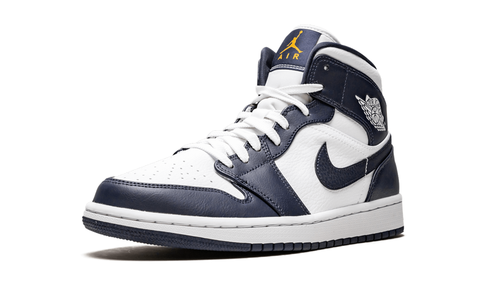 Air Jordan 1 Mid White Metallic Gold Obsidian - resellguru.app