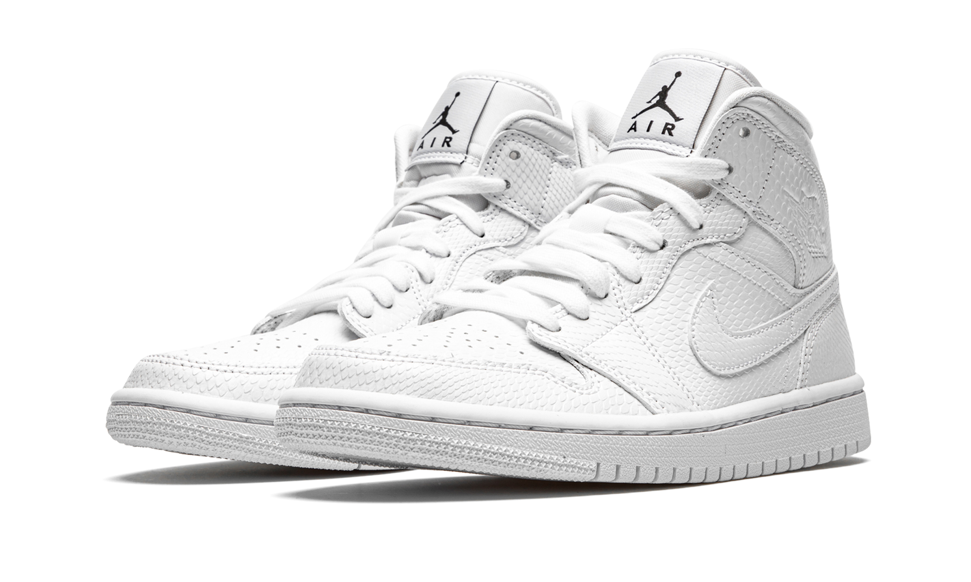 Air Jordan 1 Mid White Snakeskin - resellguru.app