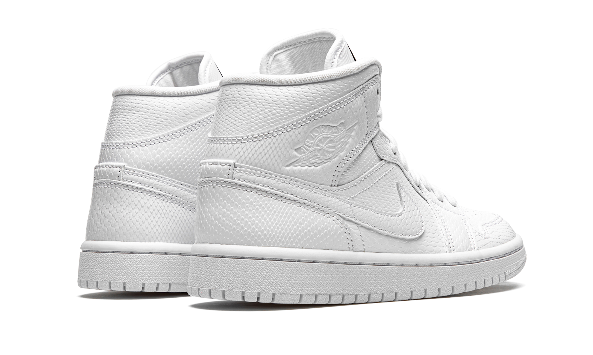 Air Jordan 1 Mid White Snakeskin - resellguru.app