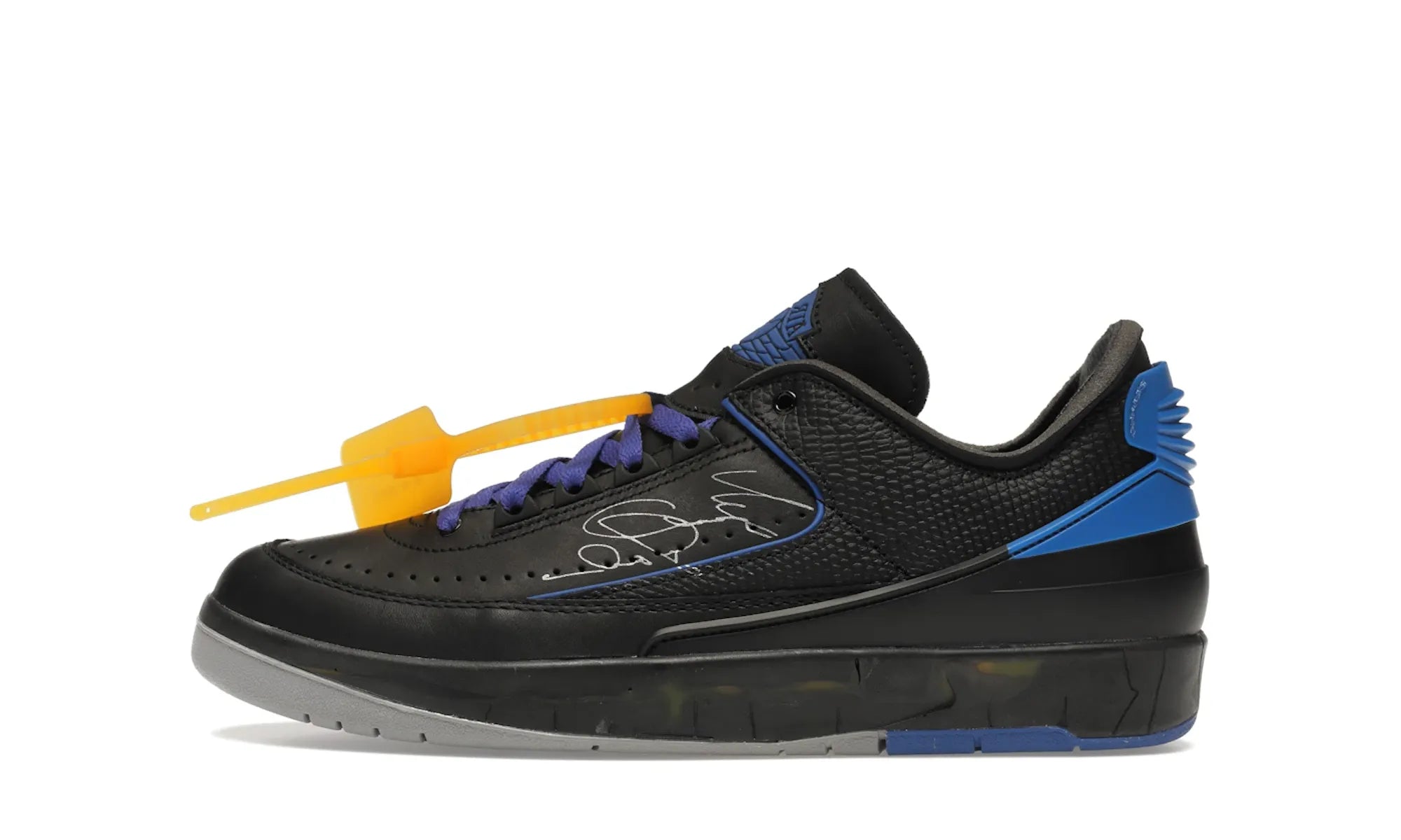 Air Jordan 2 Retro Low SP Off-White Black Blue - resellguru.app