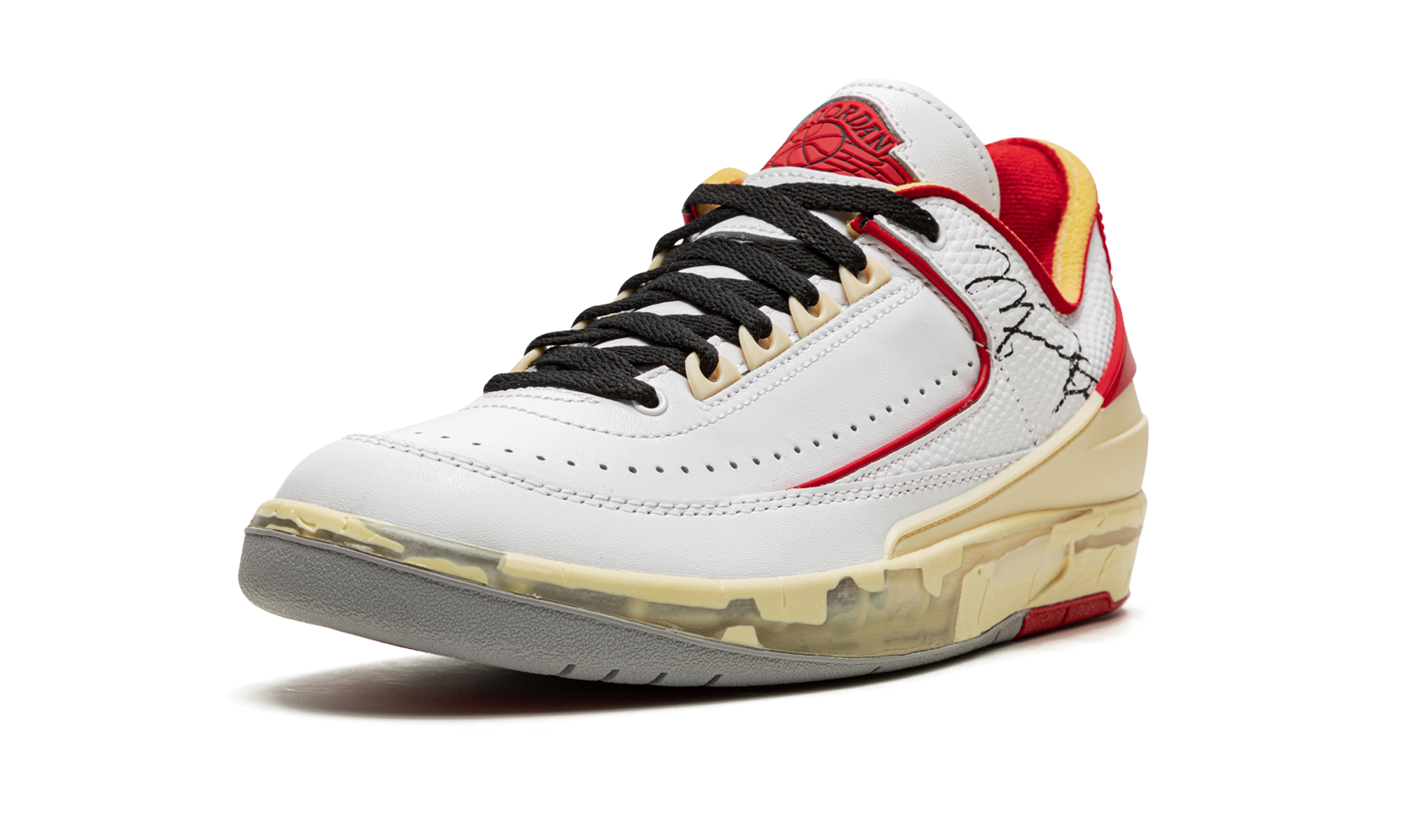 Air Jordan 2 Retro Low SP Off-White White Red - resellguru.app