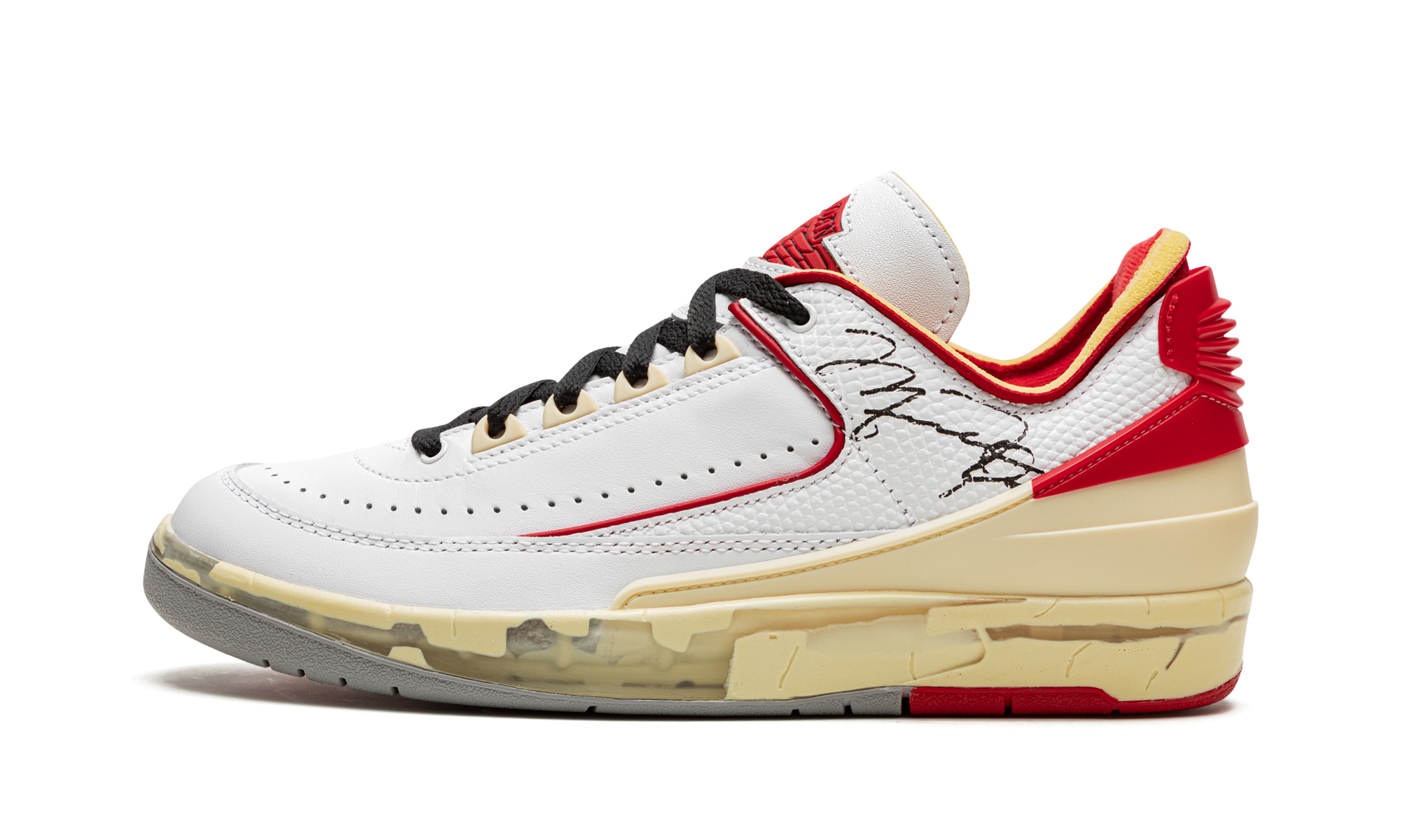 Air Jordan 2 Retro Low SP Off-White White Red - resellguru.app