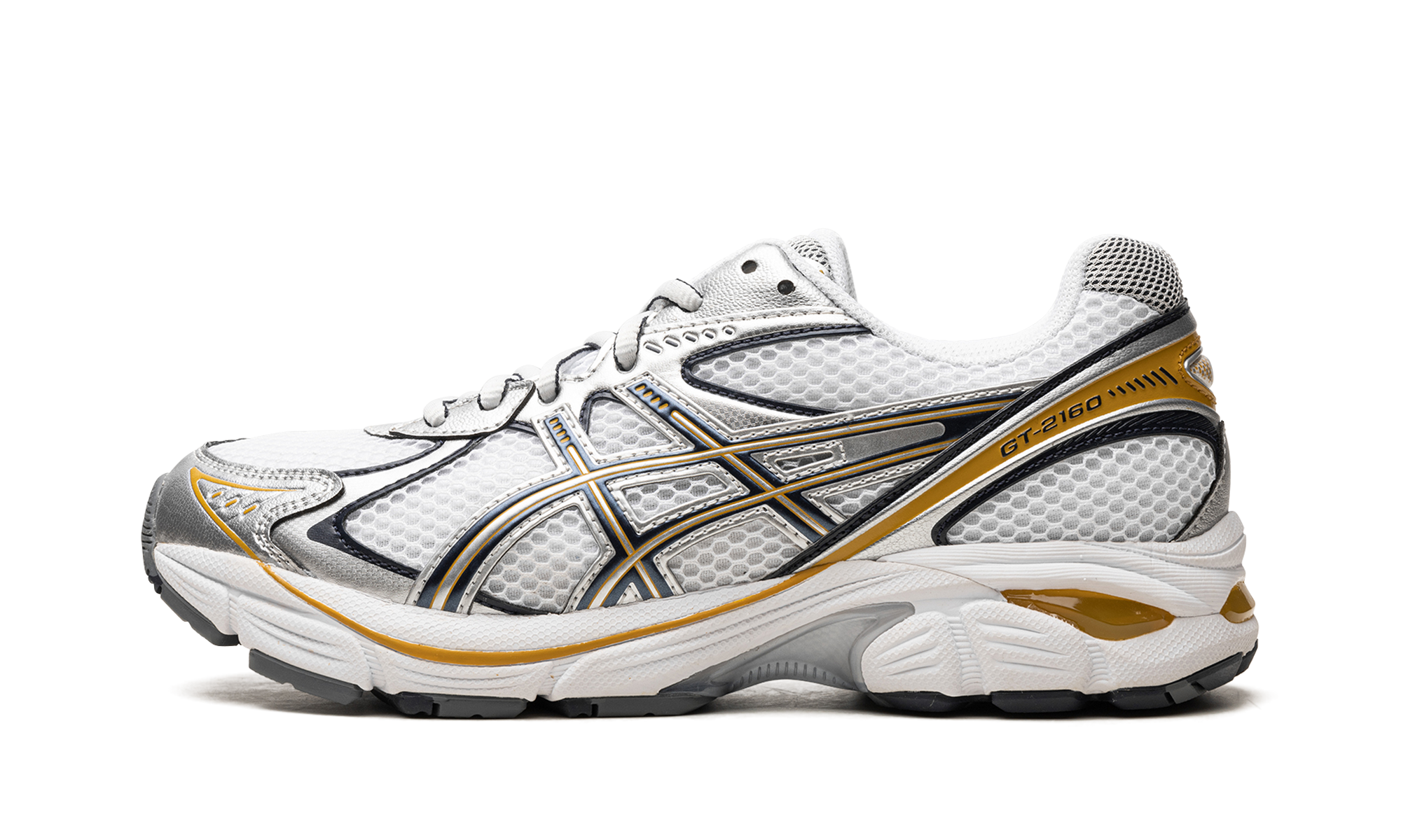 ASICS GT-2160 White Pure Silver Gold - resellguru.app