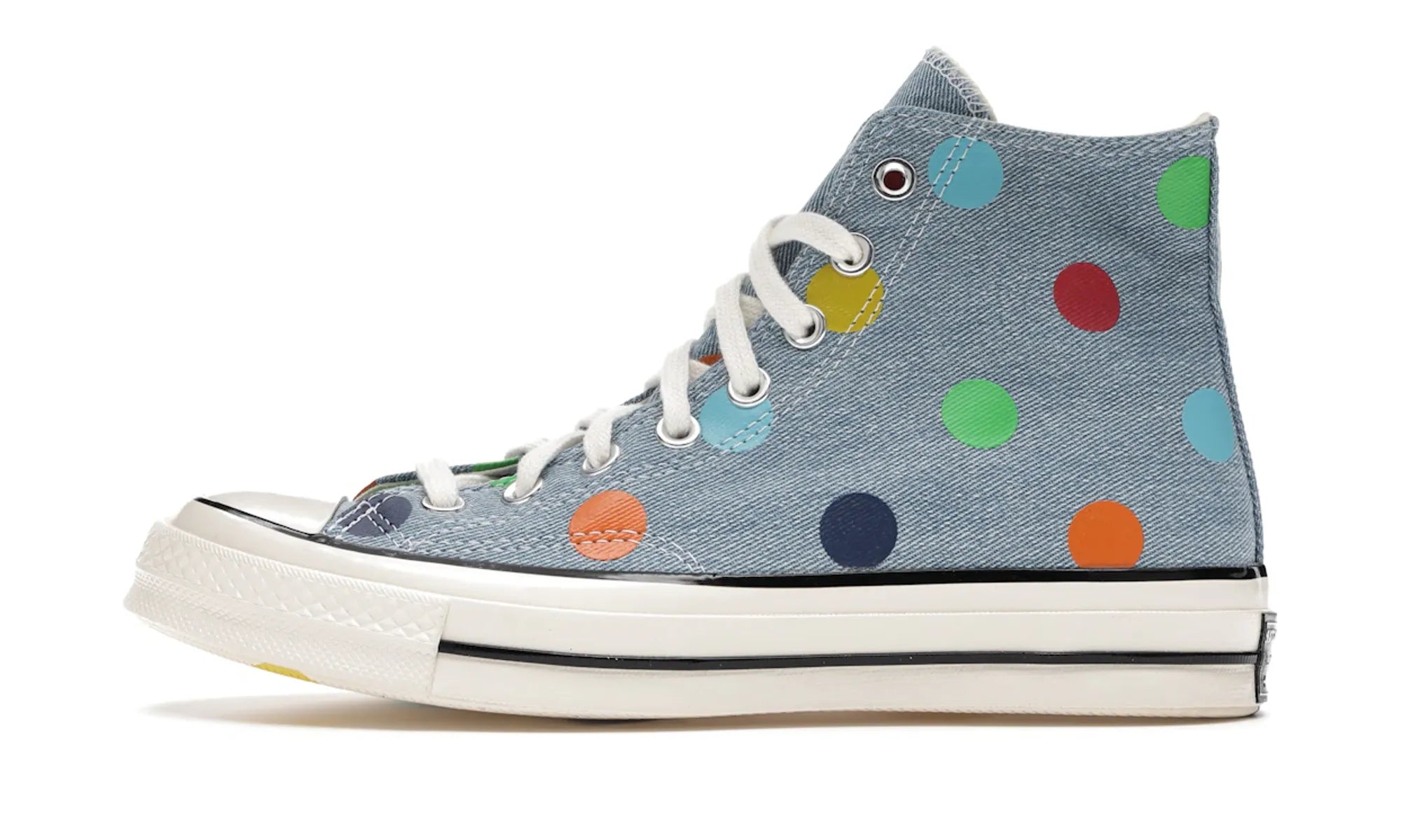 Converse Chuck Taylor All Star 70 Hi Golf Wang Denim Polka Dots - resellguru.app
