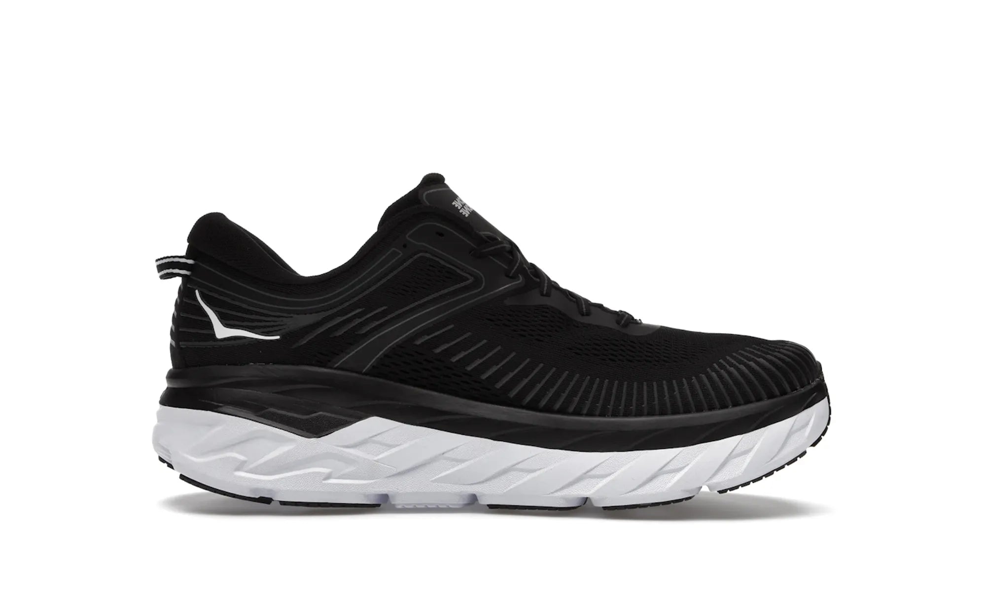 Hoka One One Bondi 7 Black White - resellguru.app
