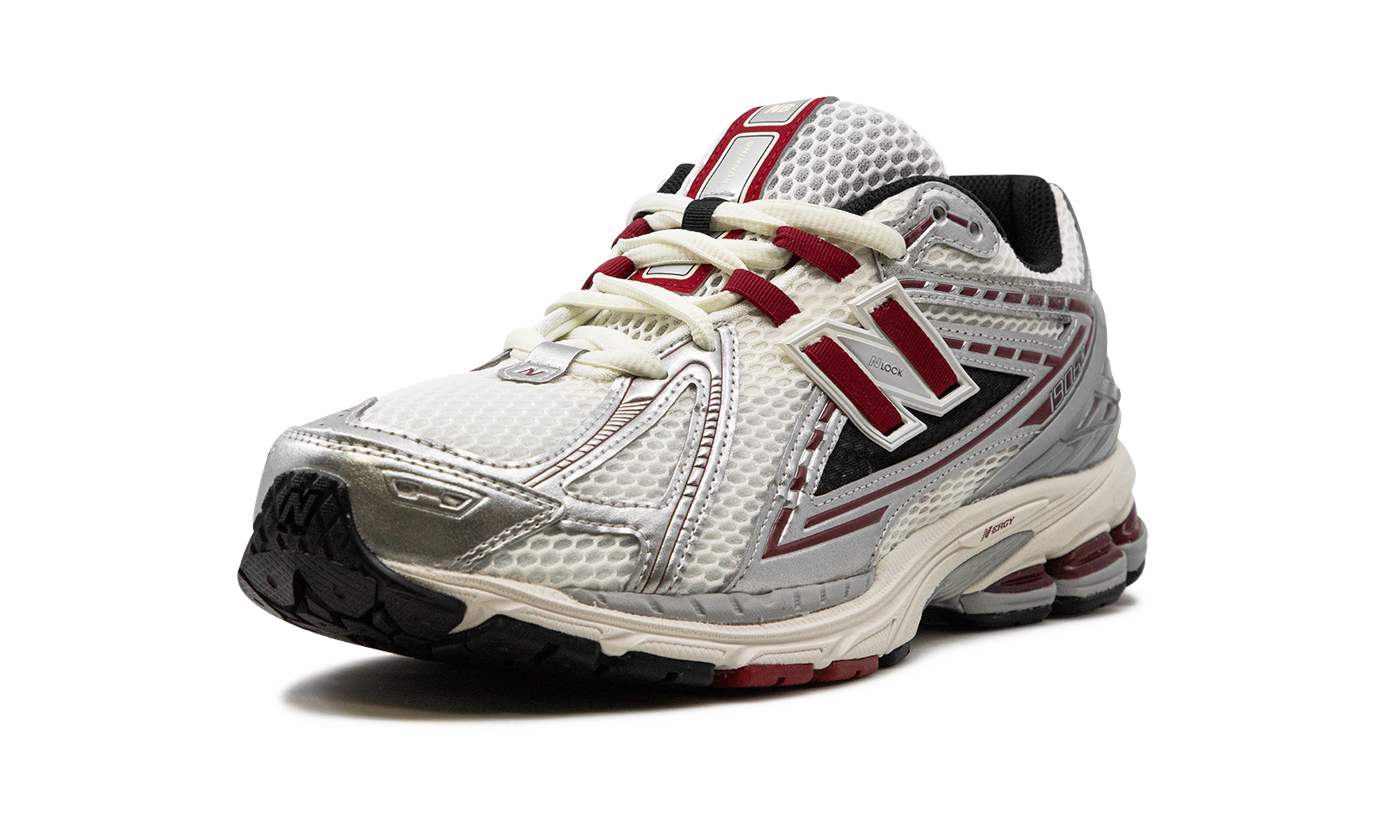 New Balance 1906R Silver Classic Crimson - resellguru.app
