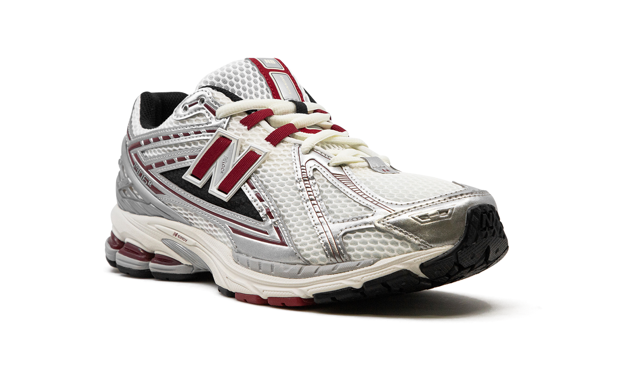 New Balance 1906R Silver Classic Crimson - resellguru.app