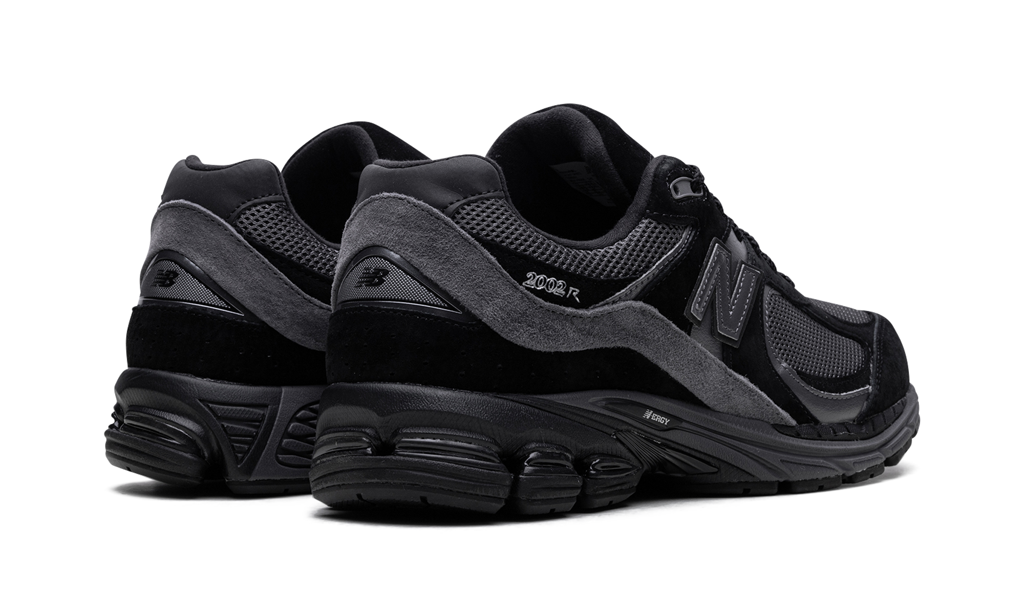 New Balance 2002R Black Dark Grey - resellguru.app