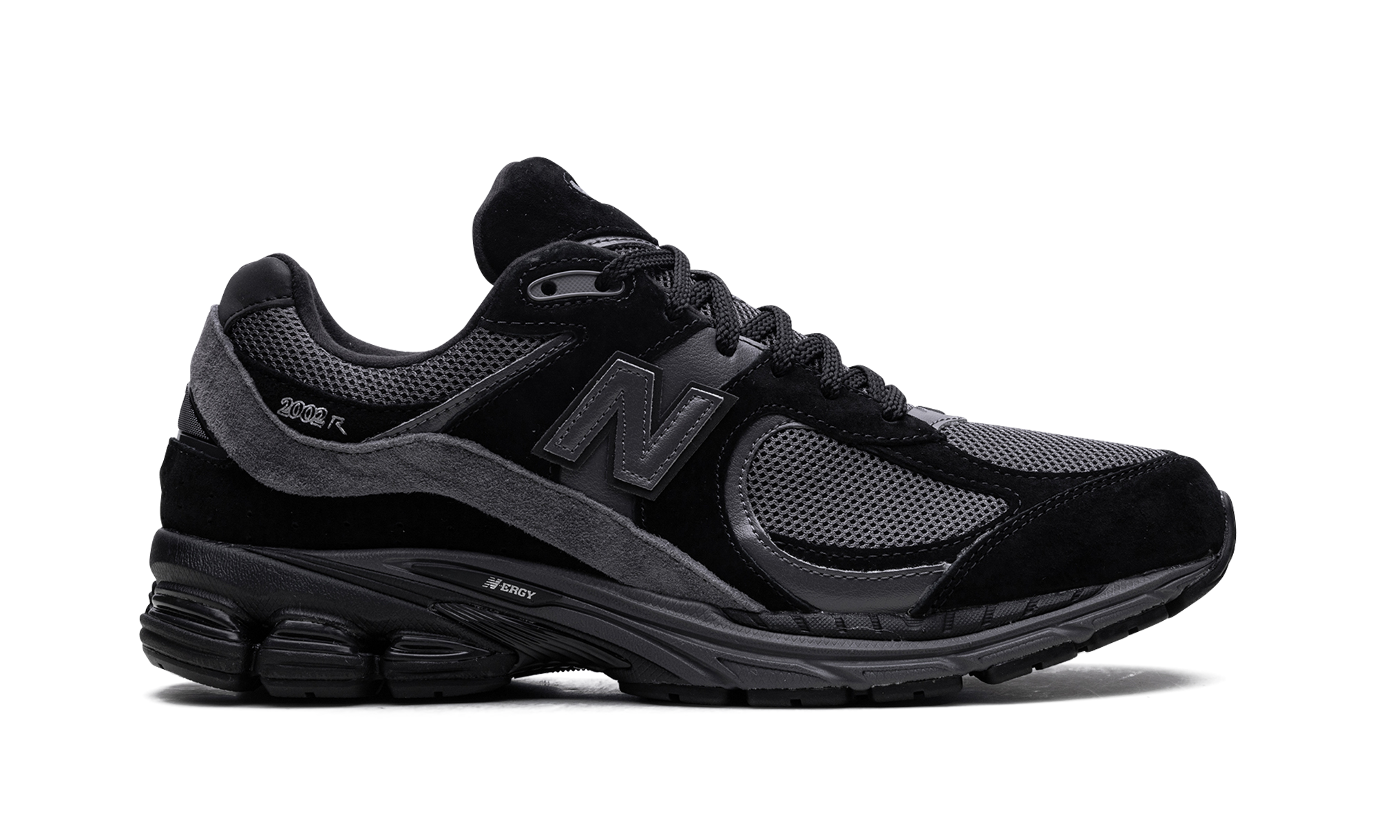 New Balance 2002R Black Dark Grey - resellguru.app