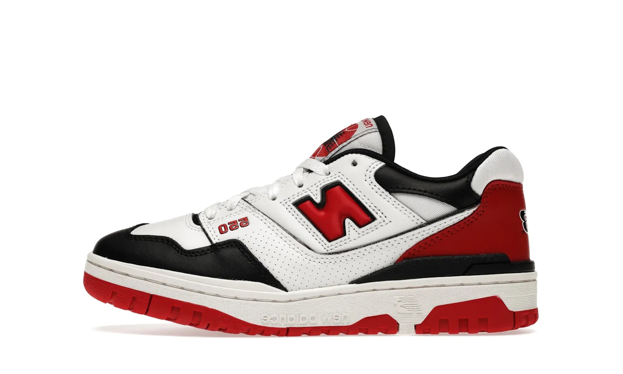 New Balance 550 White Red Black - resellguru.app