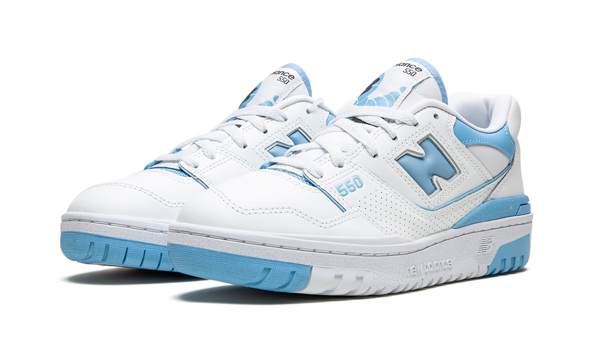 New Balance 550 UNC White Dusk Blue - resellguru.app