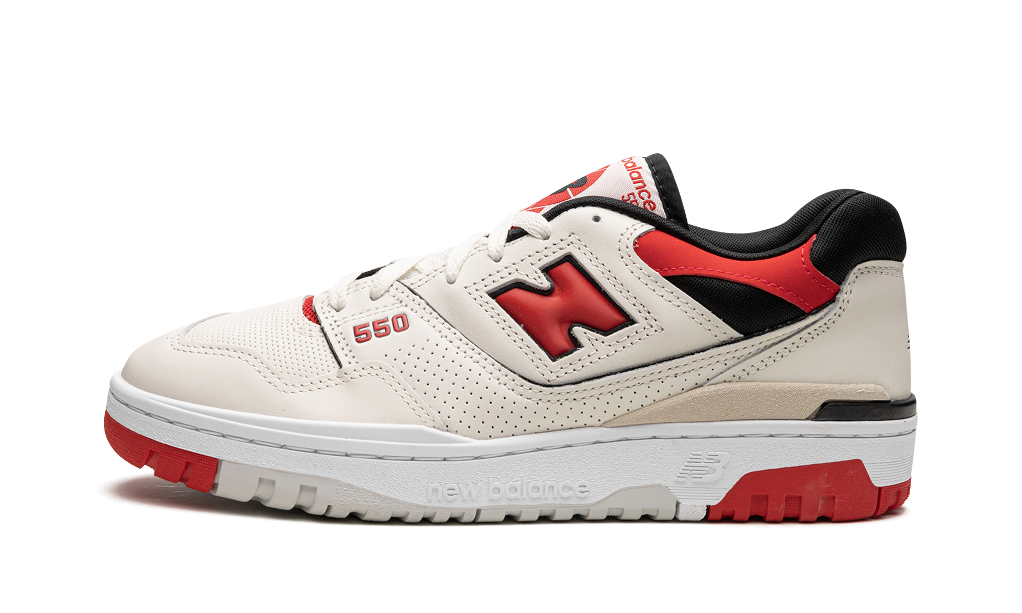 New Balance 550 Sea Salt True Red - resellguru.app
