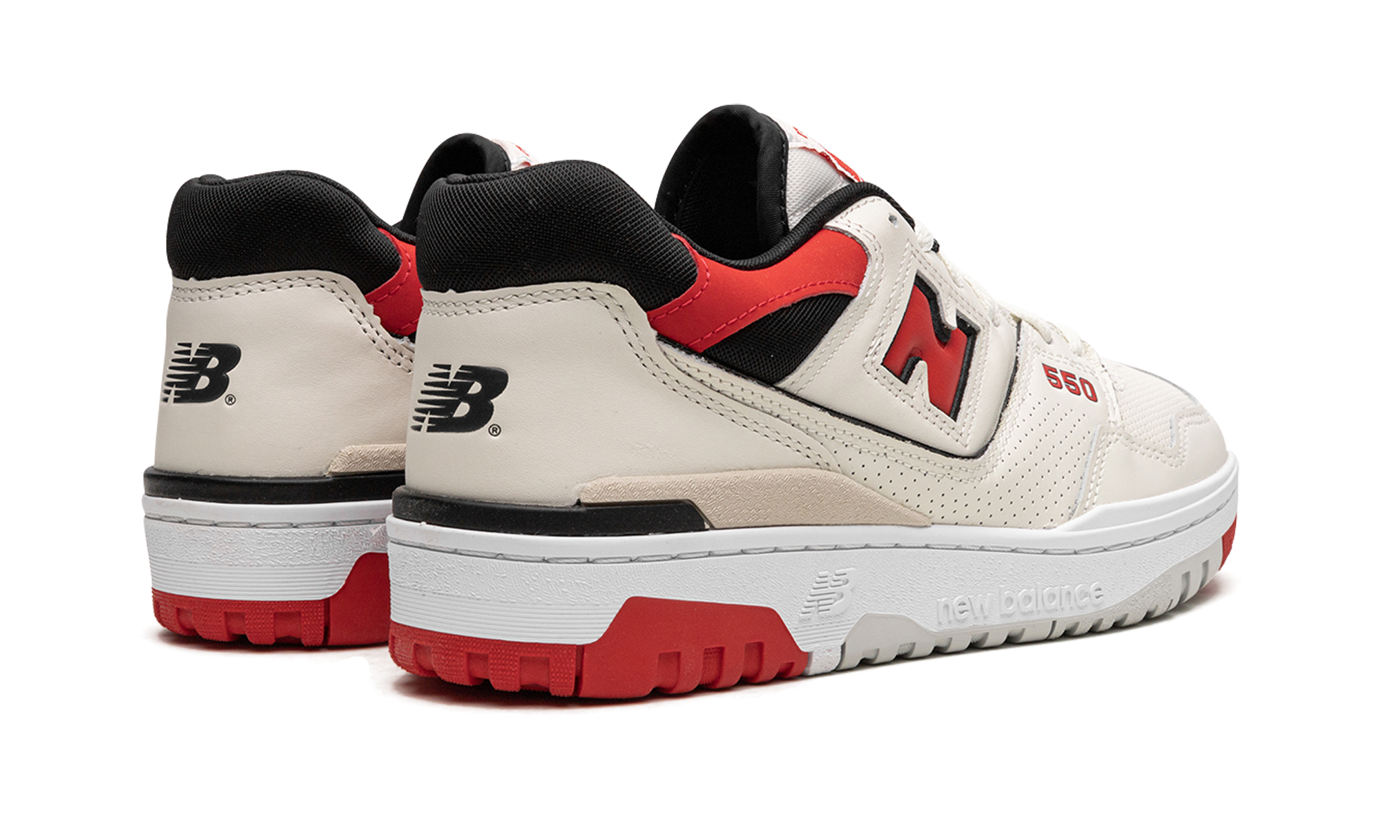 New Balance 550 Sea Salt True Red - resellguru.app