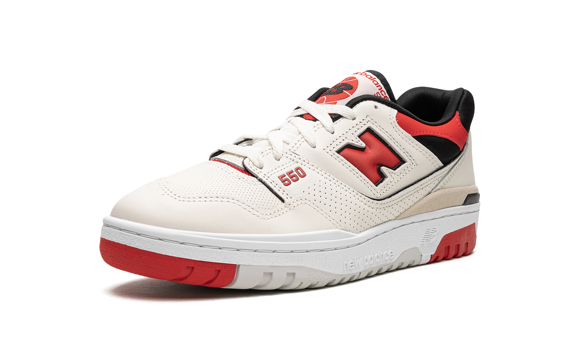 New Balance 550 Sea Salt True Red - resellguru.app