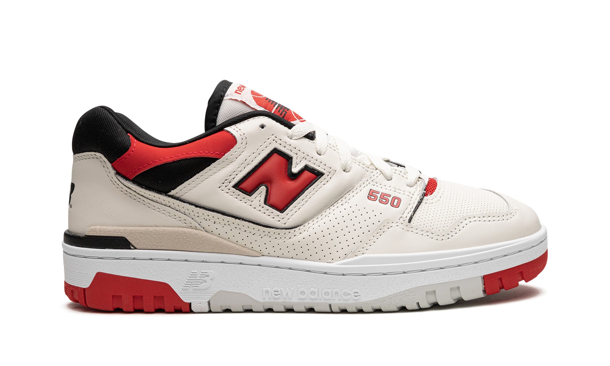 New Balance 550 Sea Salt True Red - resellguru.app