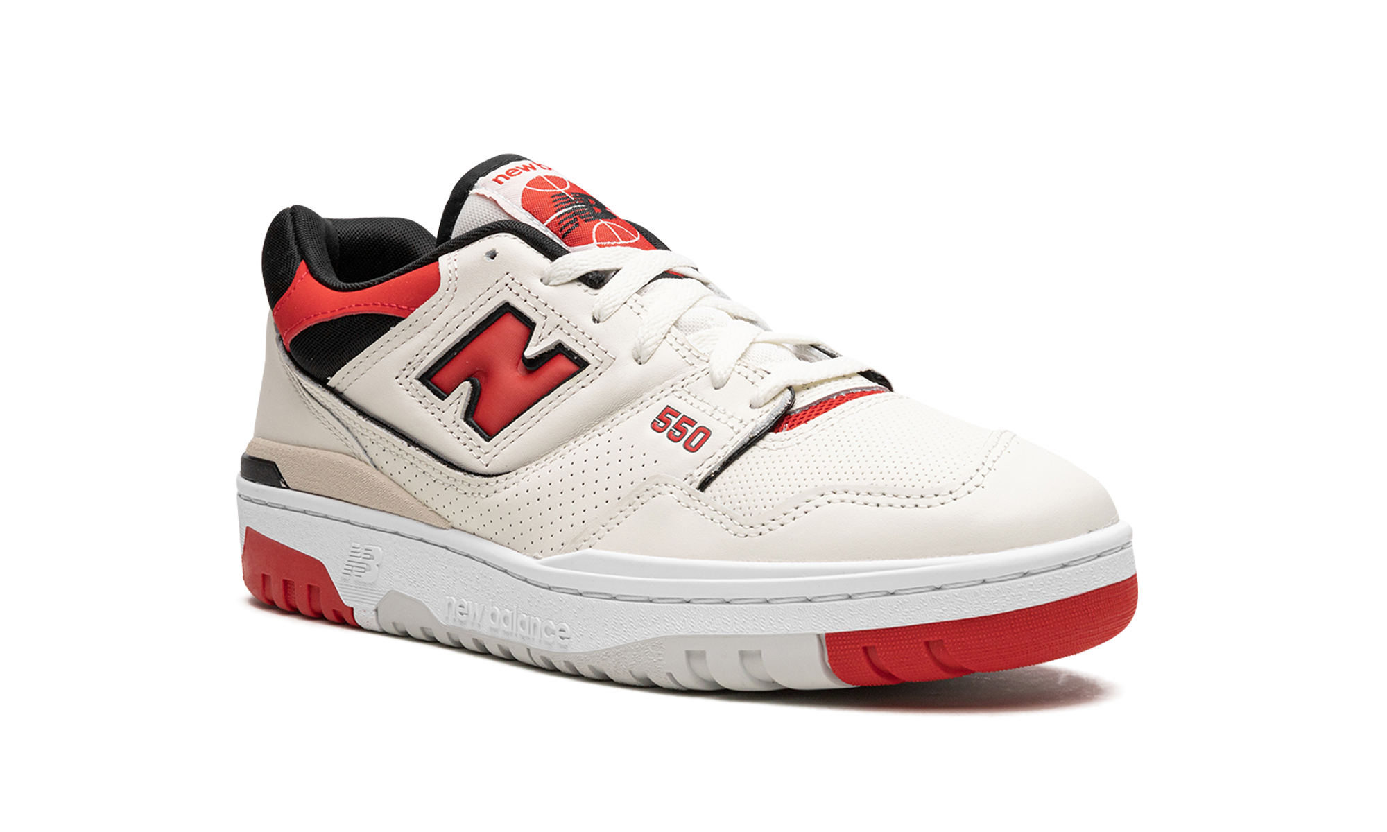 New Balance 550 Sea Salt True Red - resellguru.app