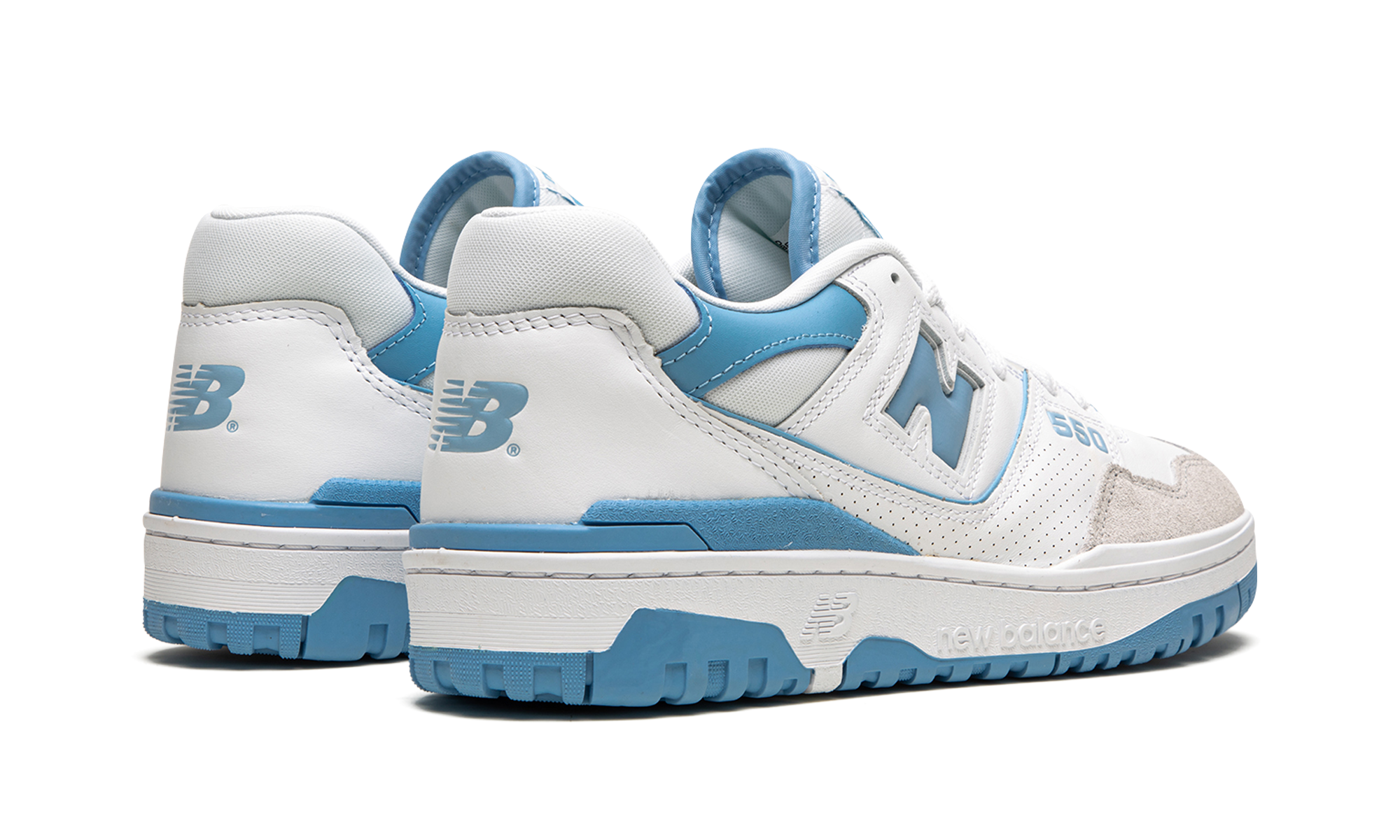 New Balance 550 White Blue Haze Rain Cloud - resellguru.app