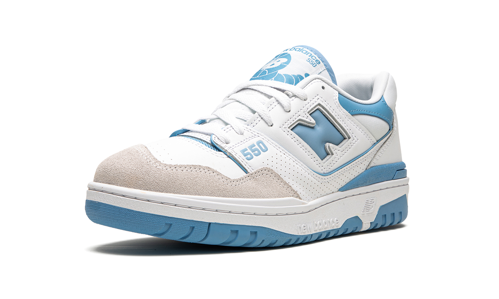 New Balance 550 White Blue Haze Rain Cloud - resellguru.app