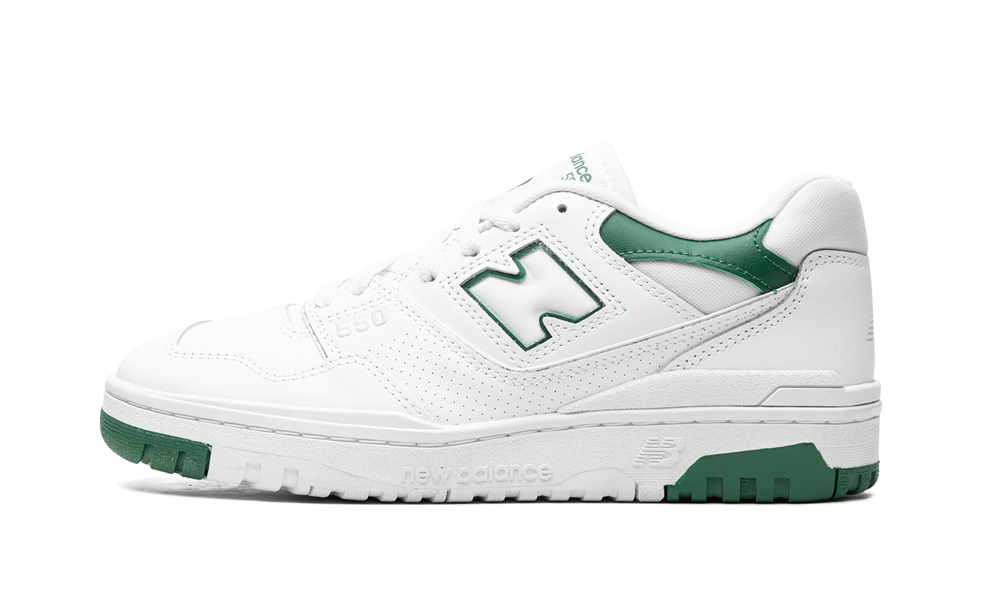 New Balance 550 White Classic Green - resellguru.app