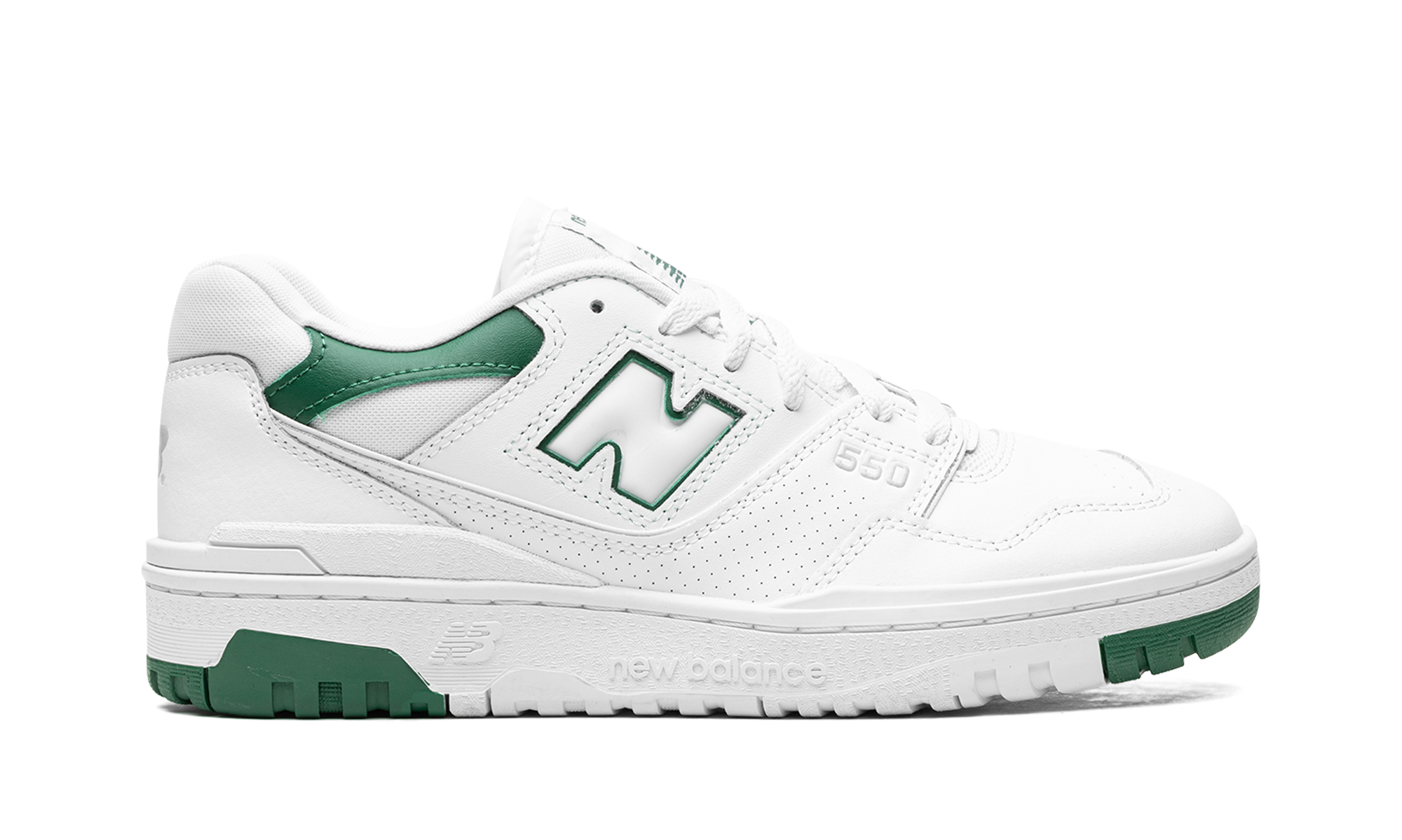 New Balance 550 White Classic Green - resellguru.app