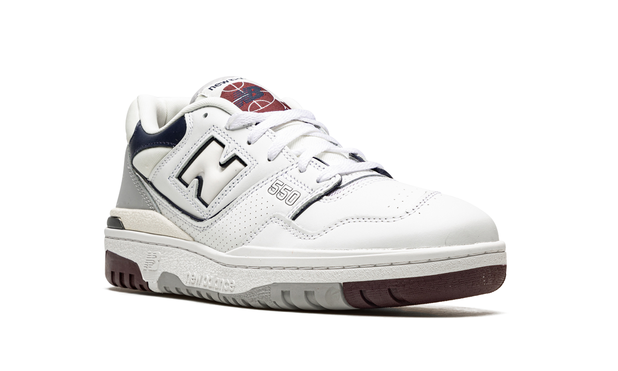 New Balance 550 White Natural Indigo Burgundy - resellguru.app