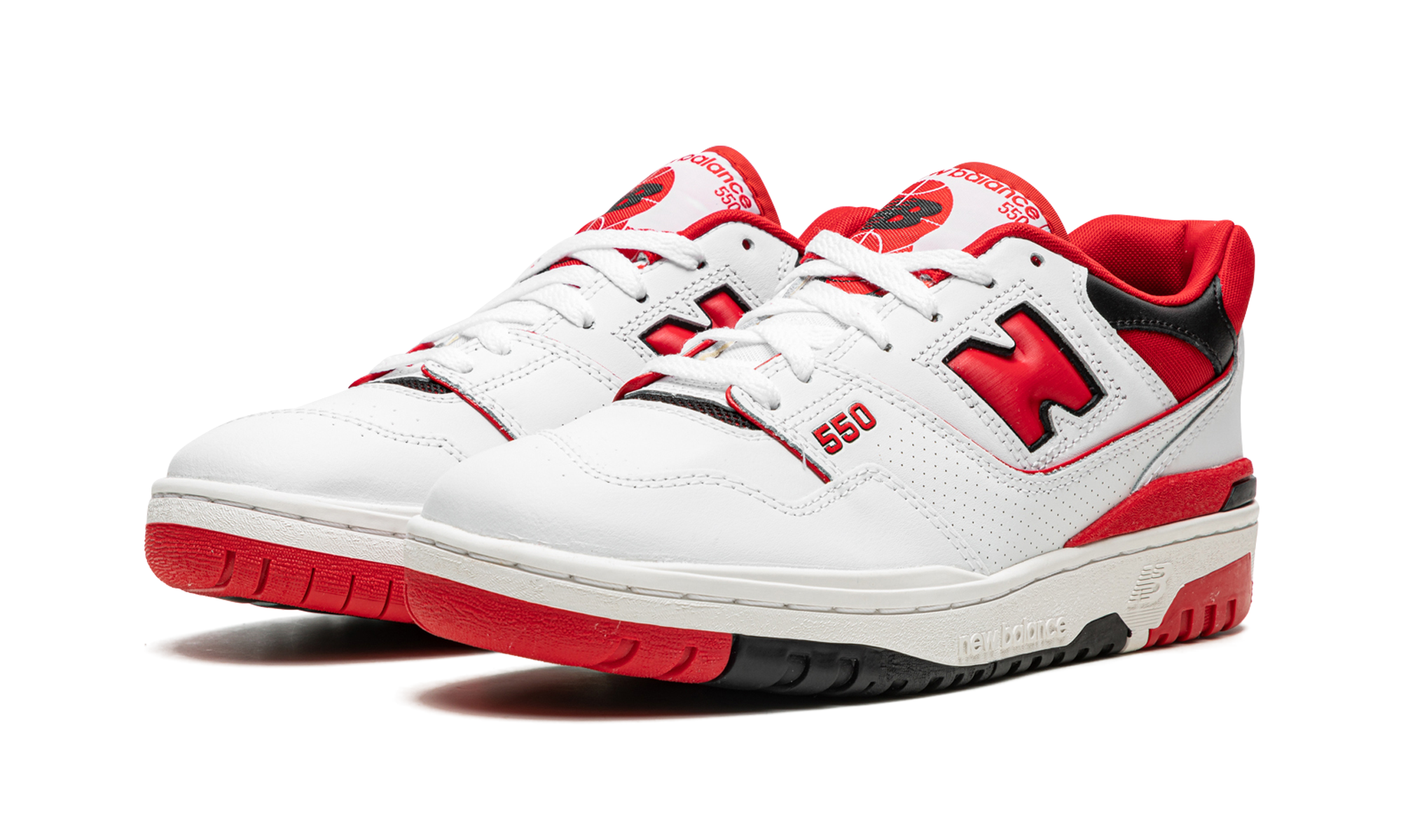 New Balance 550 White Red - resellguru.app
