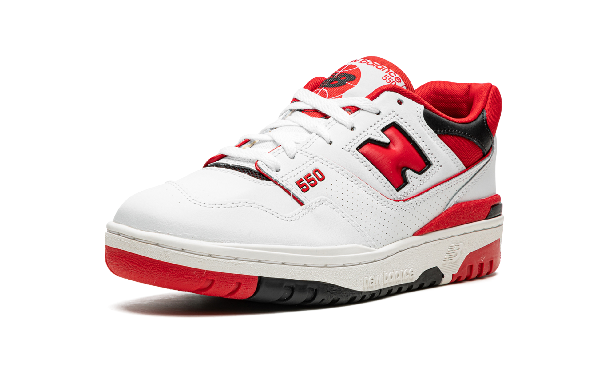 New Balance 550 White Red - resellguru.app