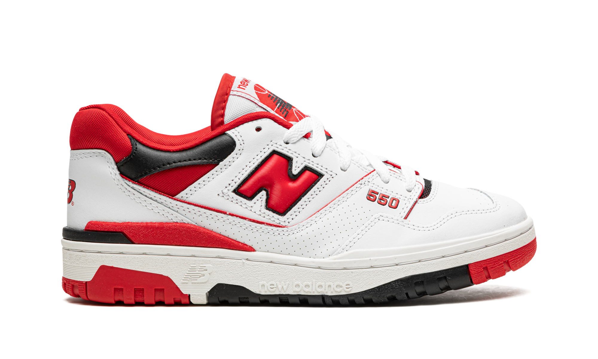 New Balance 550 White Red - resellguru.app