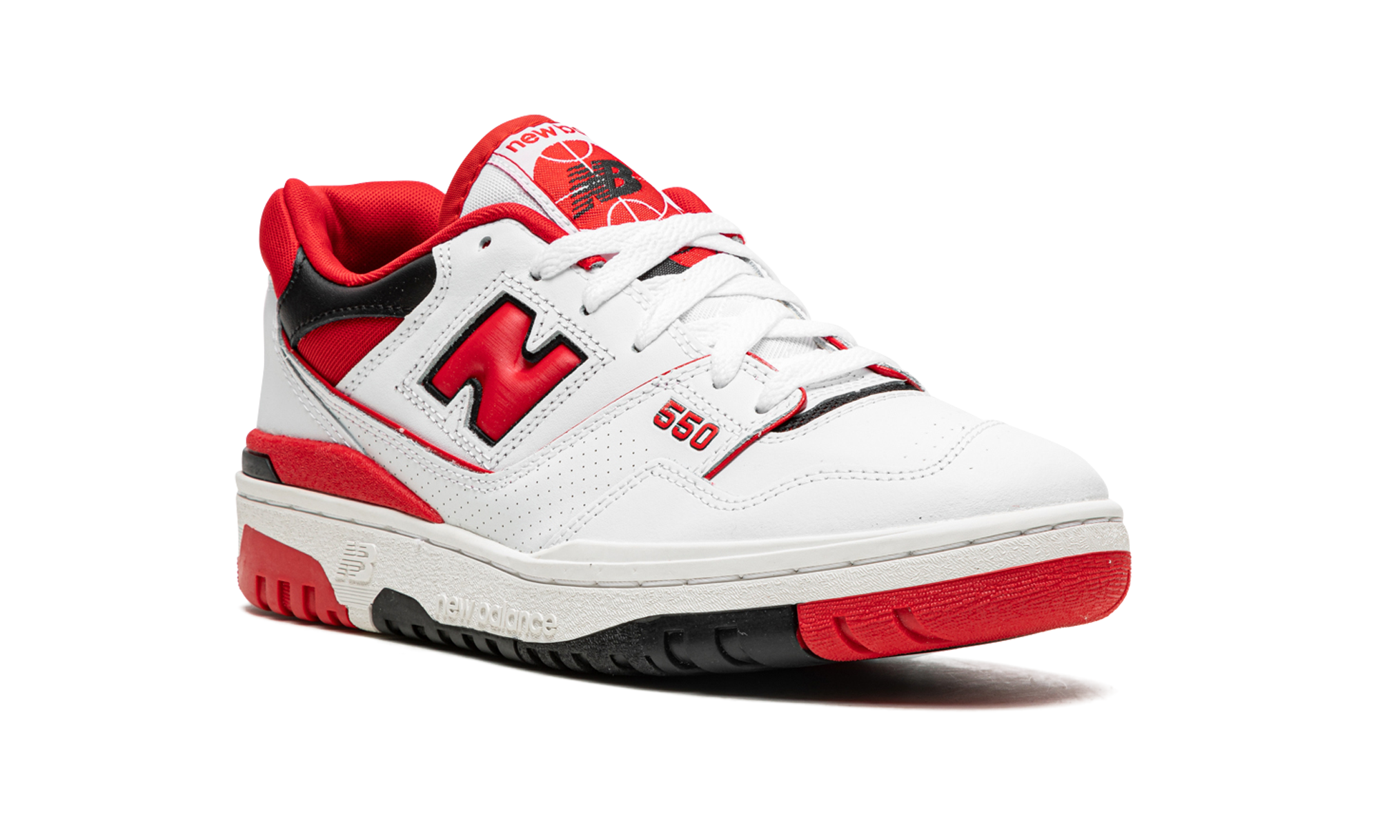 New Balance 550 White Red - resellguru.app