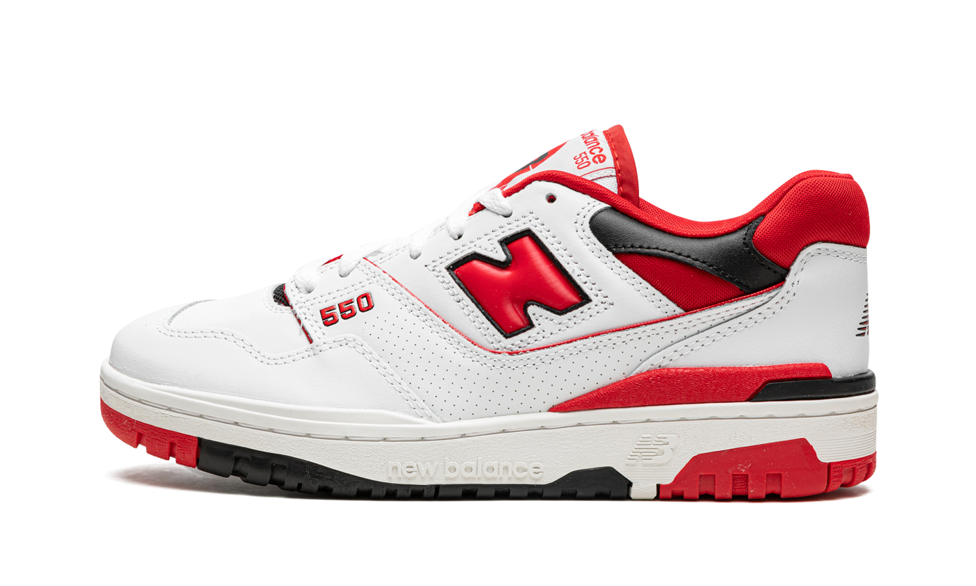New Balance 550 White Red - resellguru.app